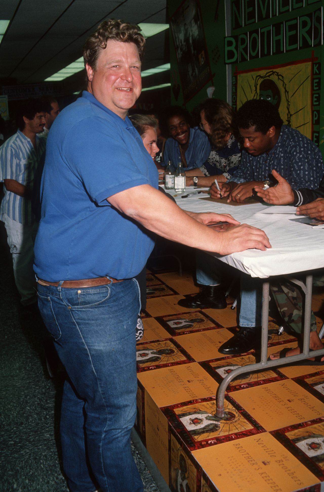 John Goodman attends the Neville Brothers In-Store Appearance in Hollywood on October 18, 1990, during the early years of the career that would eventually make him a beloved television star. | Source: Getty Images