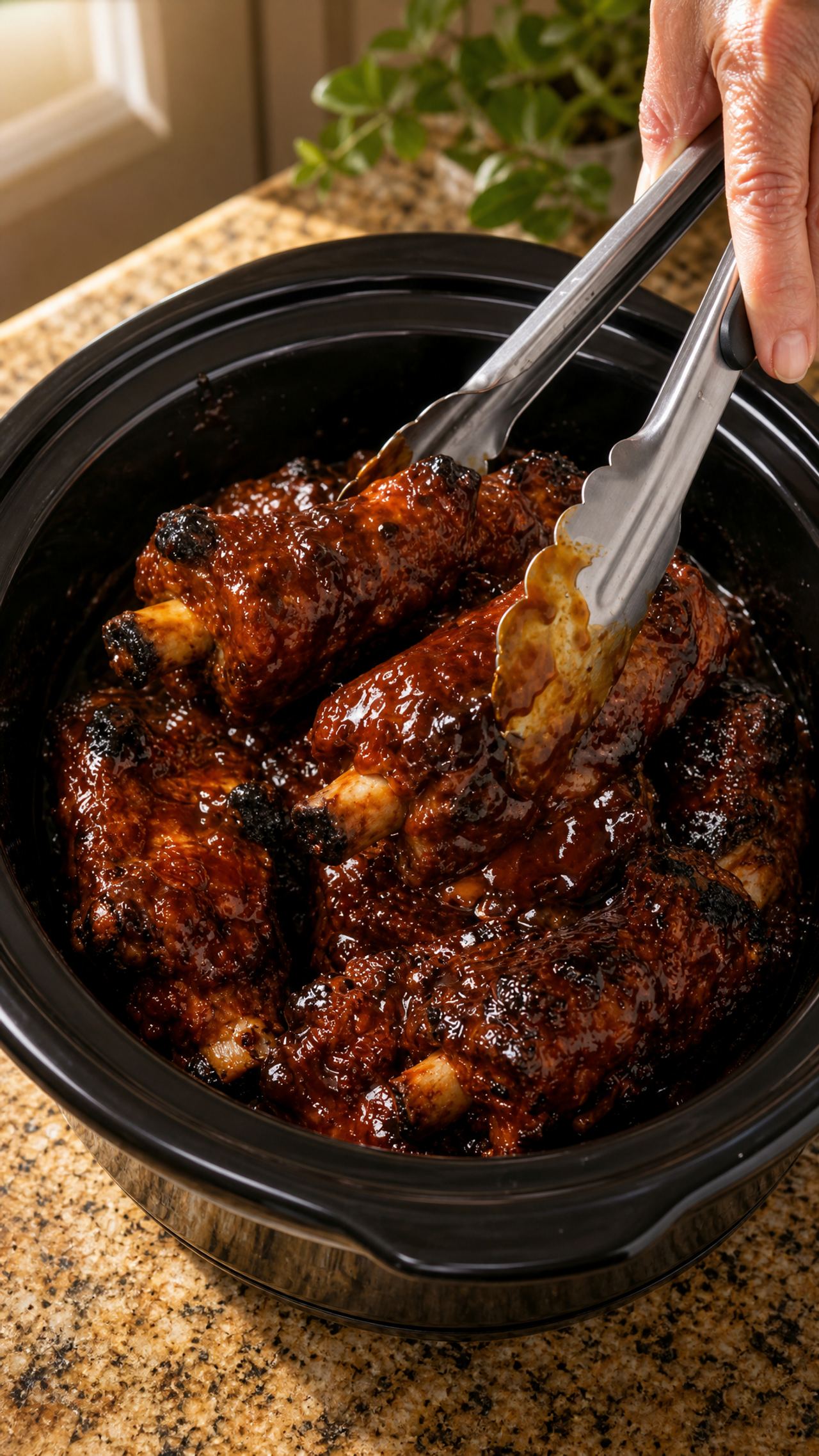 Just 4 ingredients. I make this whenever I want sticky, finger-licking good ribs without f
