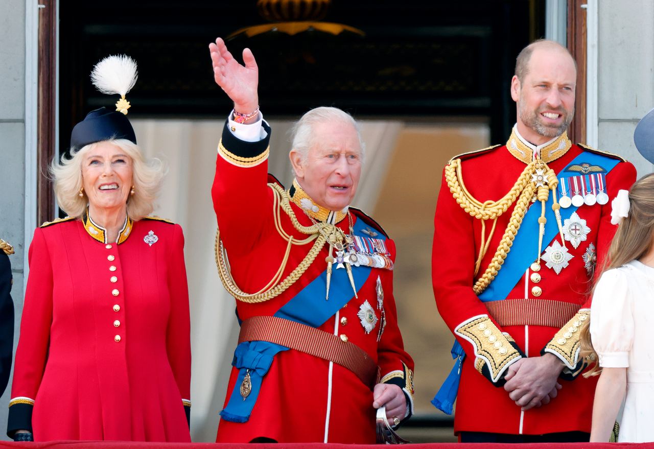 King Charles III, Queen Camilla and Prince William appear together in June 2026, as royal sources reportedly expressed concern that a Sussex return to Britain could create renewed scrutiny around the monarchy. | Source: Getty Images