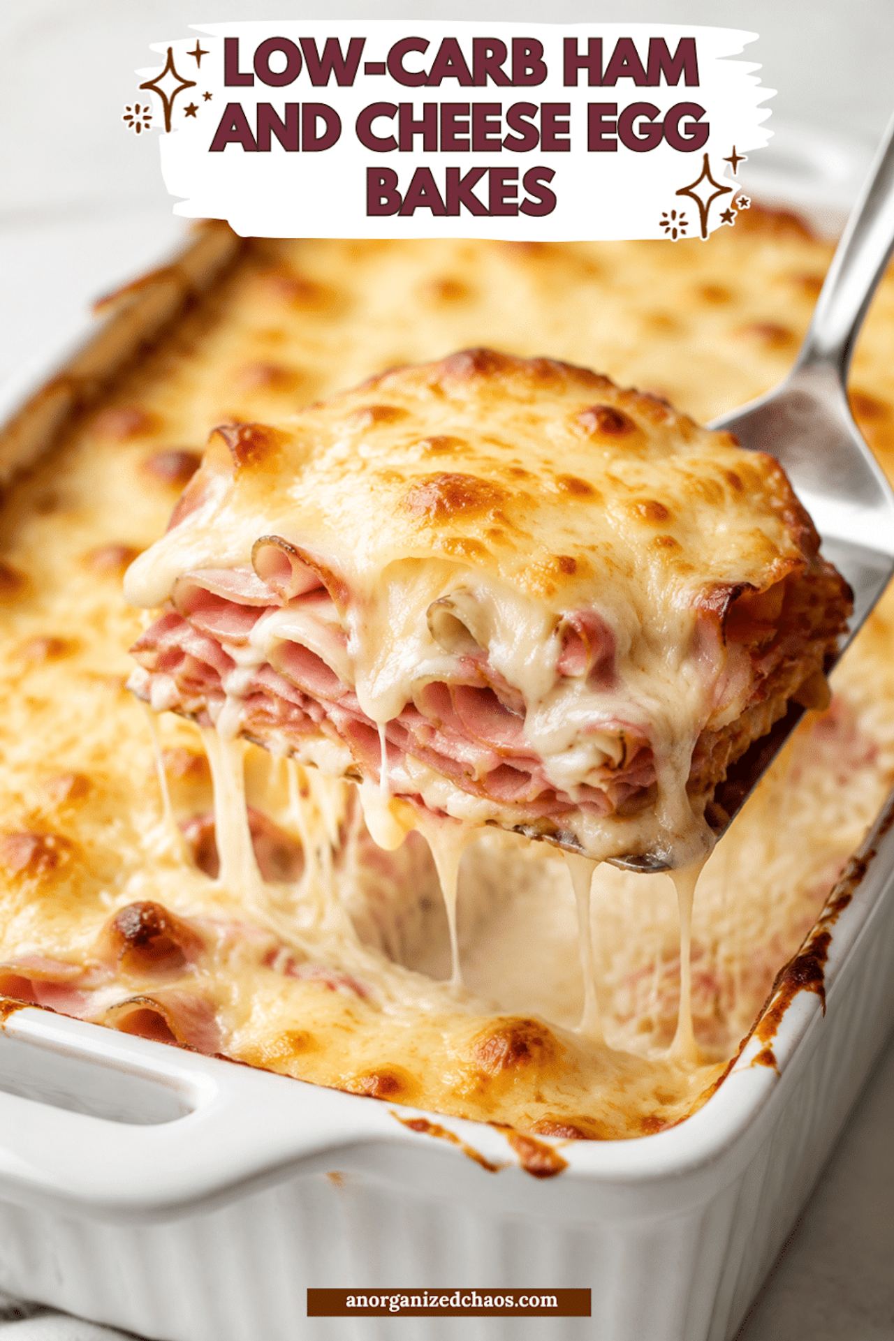 Low-Carb Ham and Cheese Egg Bakes