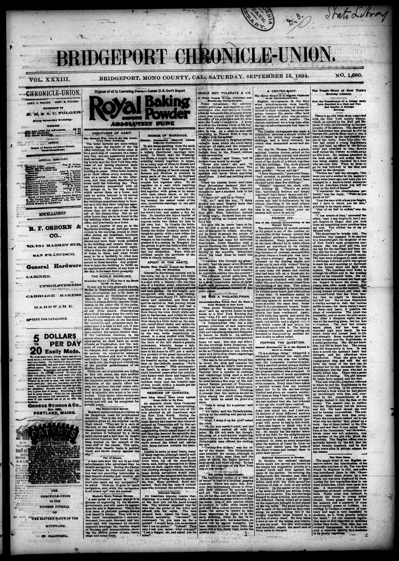 Bridgeport Chronicle-Union 1894-09-15 (IA cammlsmh 000568)