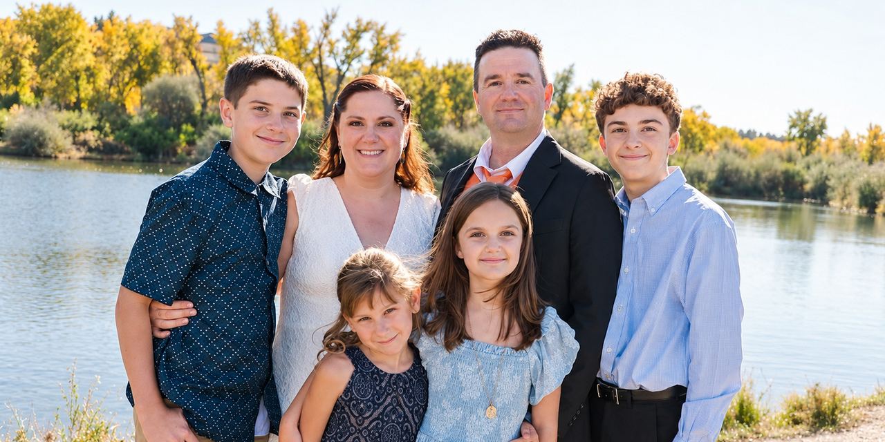 Adam Ghekiere and his family. | Source: Facebook/Conversations with Kissy