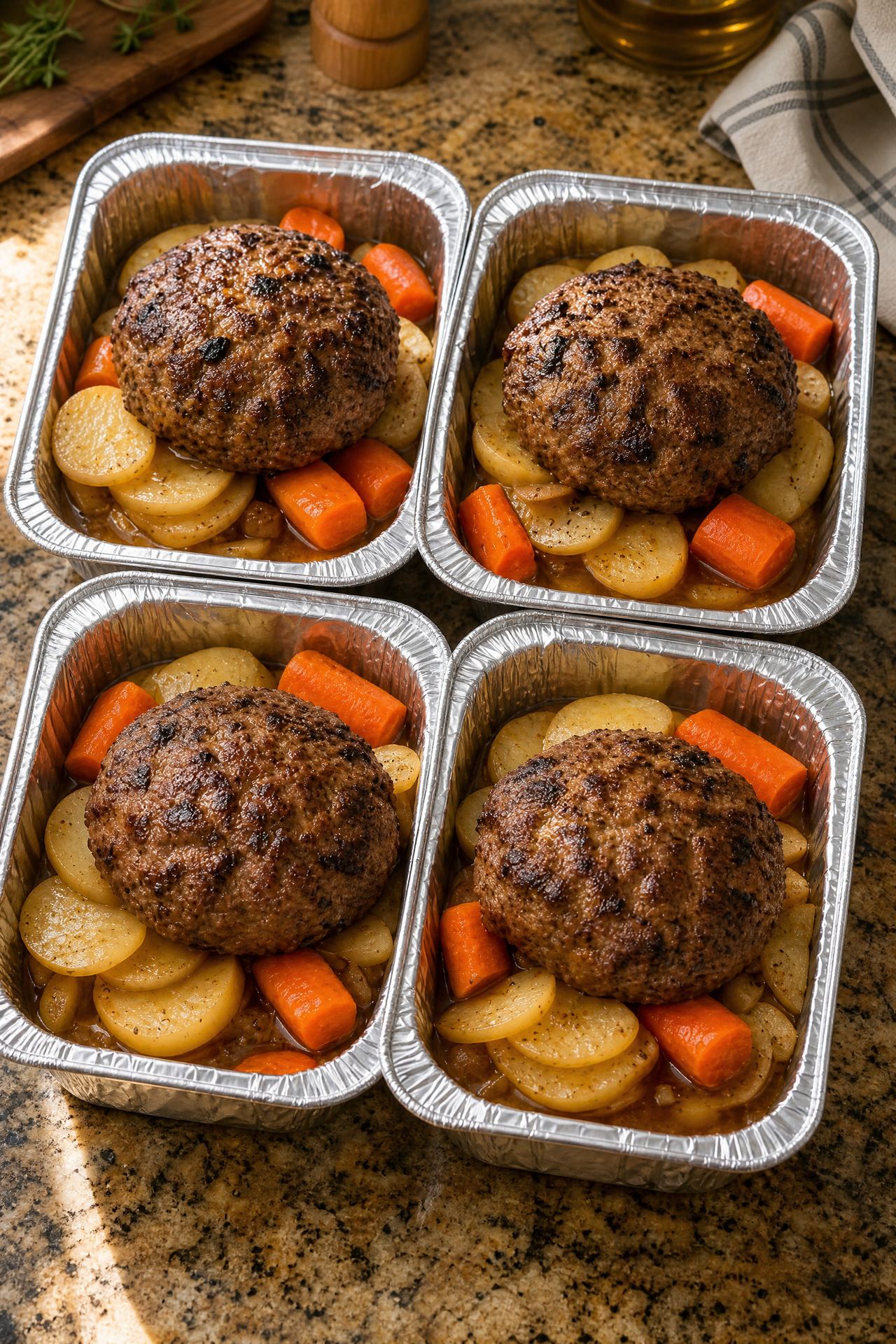 My dad taught me how to make these packet meals when money was tight. Just 4 ingredients f