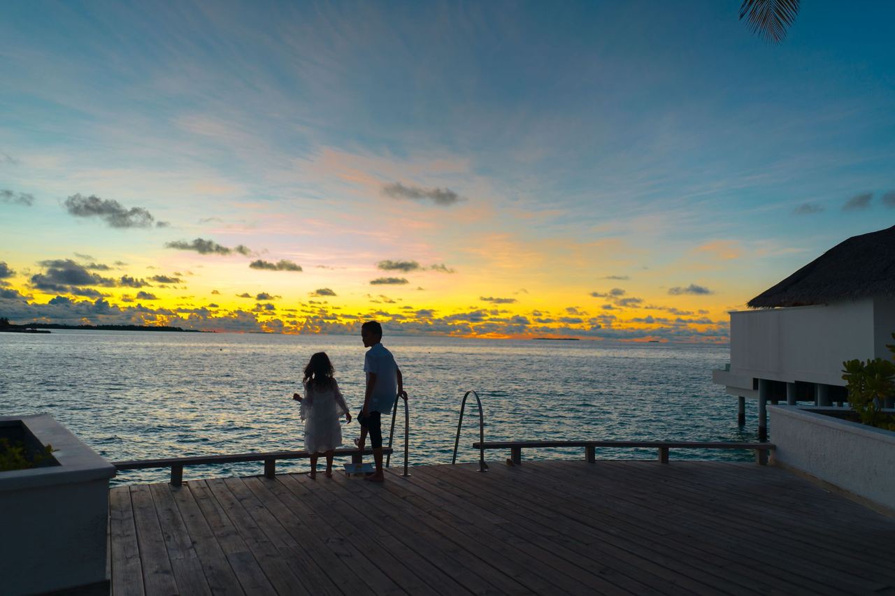 Children standing near a beach | Source: Pexels