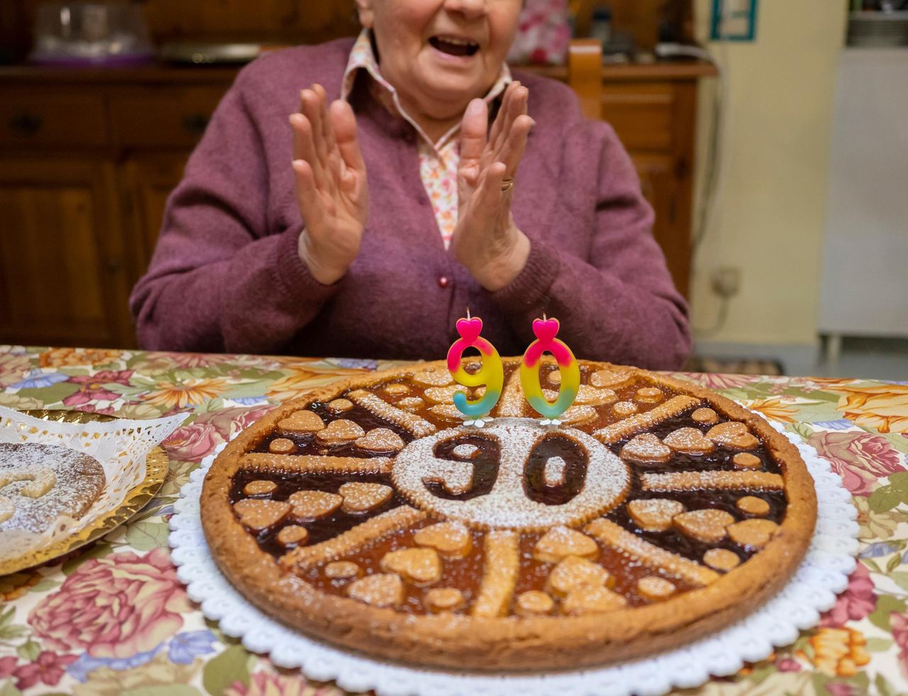 A woman celebrating her 90th birthday | Source: Shutterstock