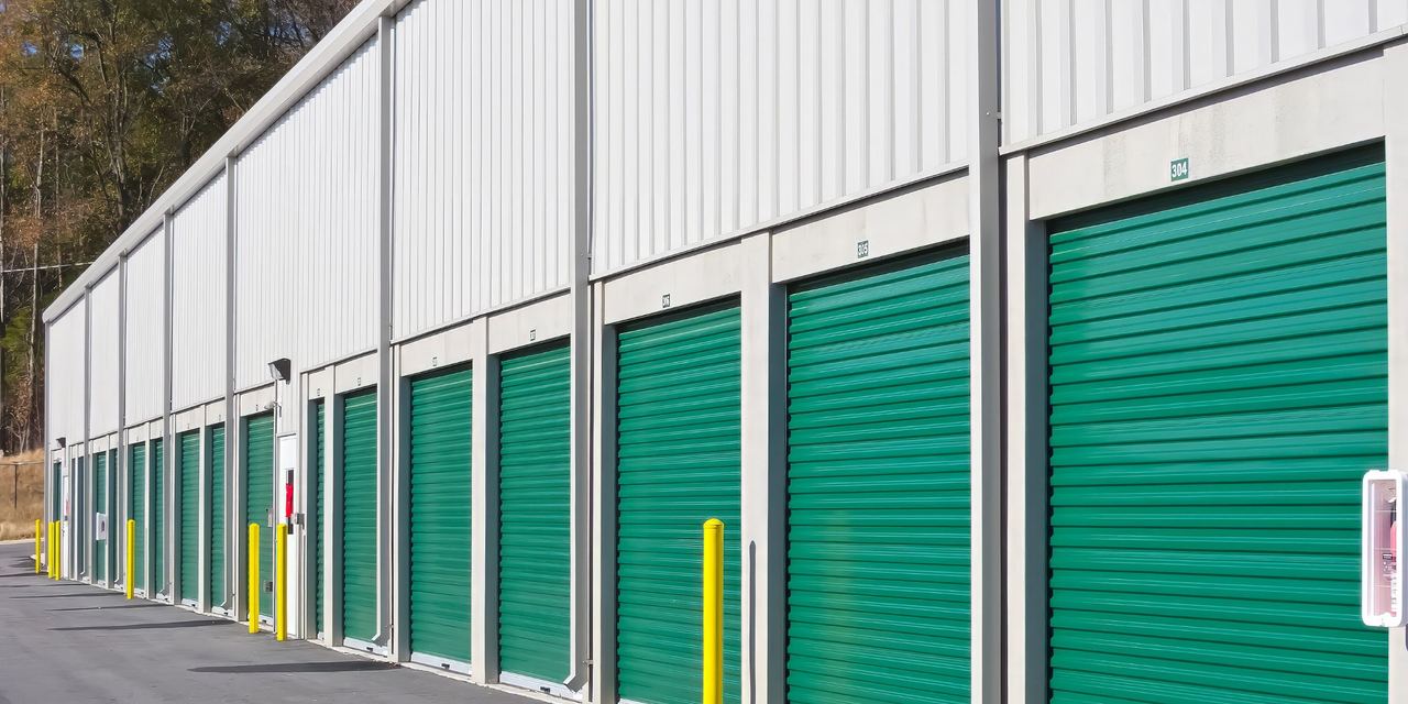A row of outdoor storage units | Source: Shutterstock