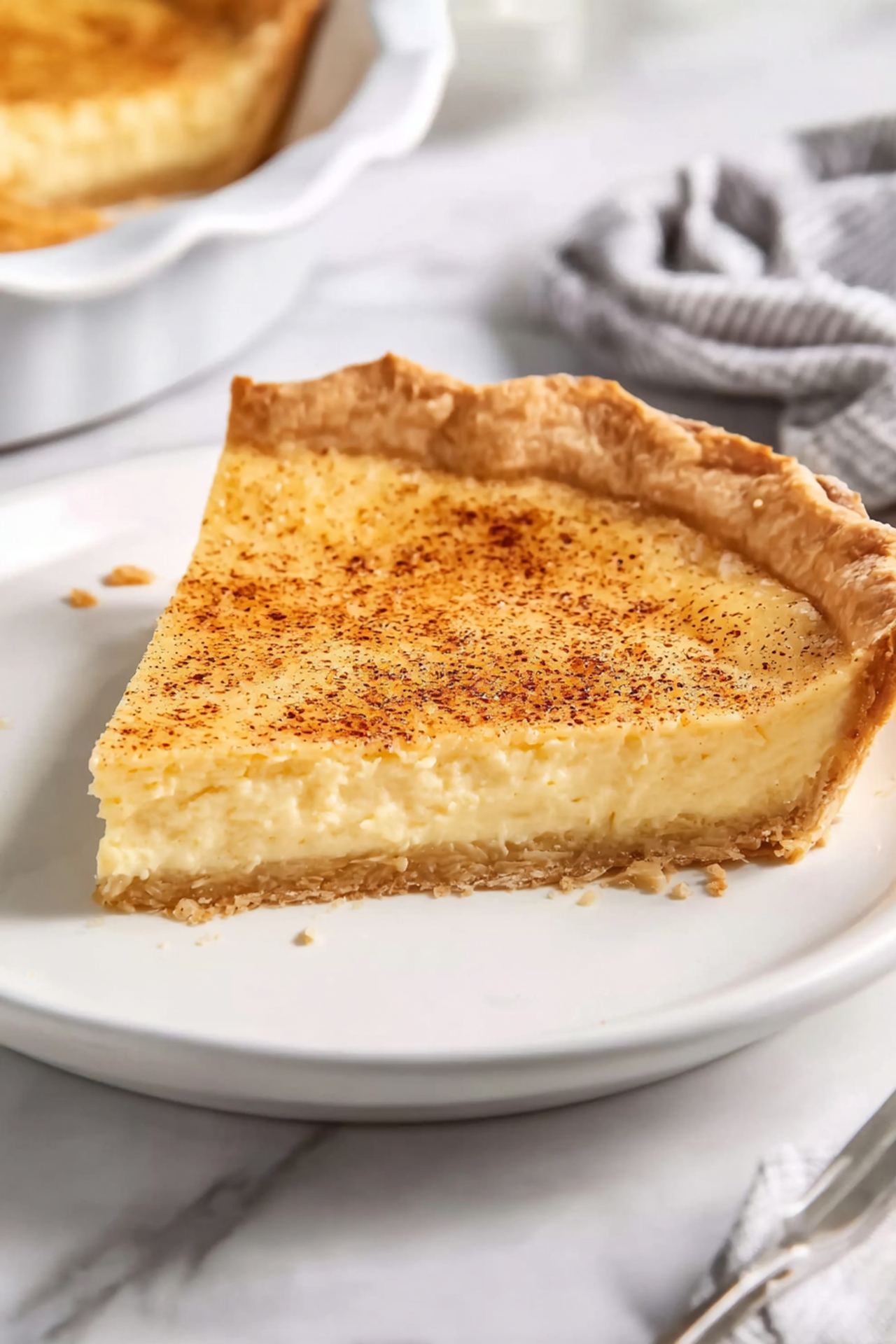Old-Fashioned Custard Pie