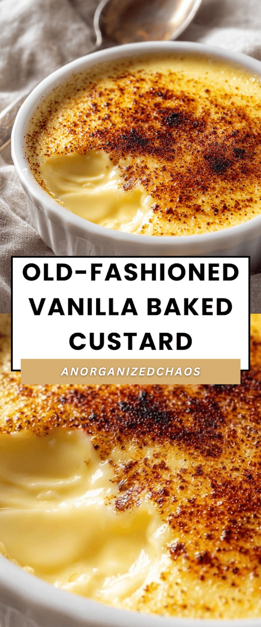 Old-Fashioned Vanilla Baked Custard