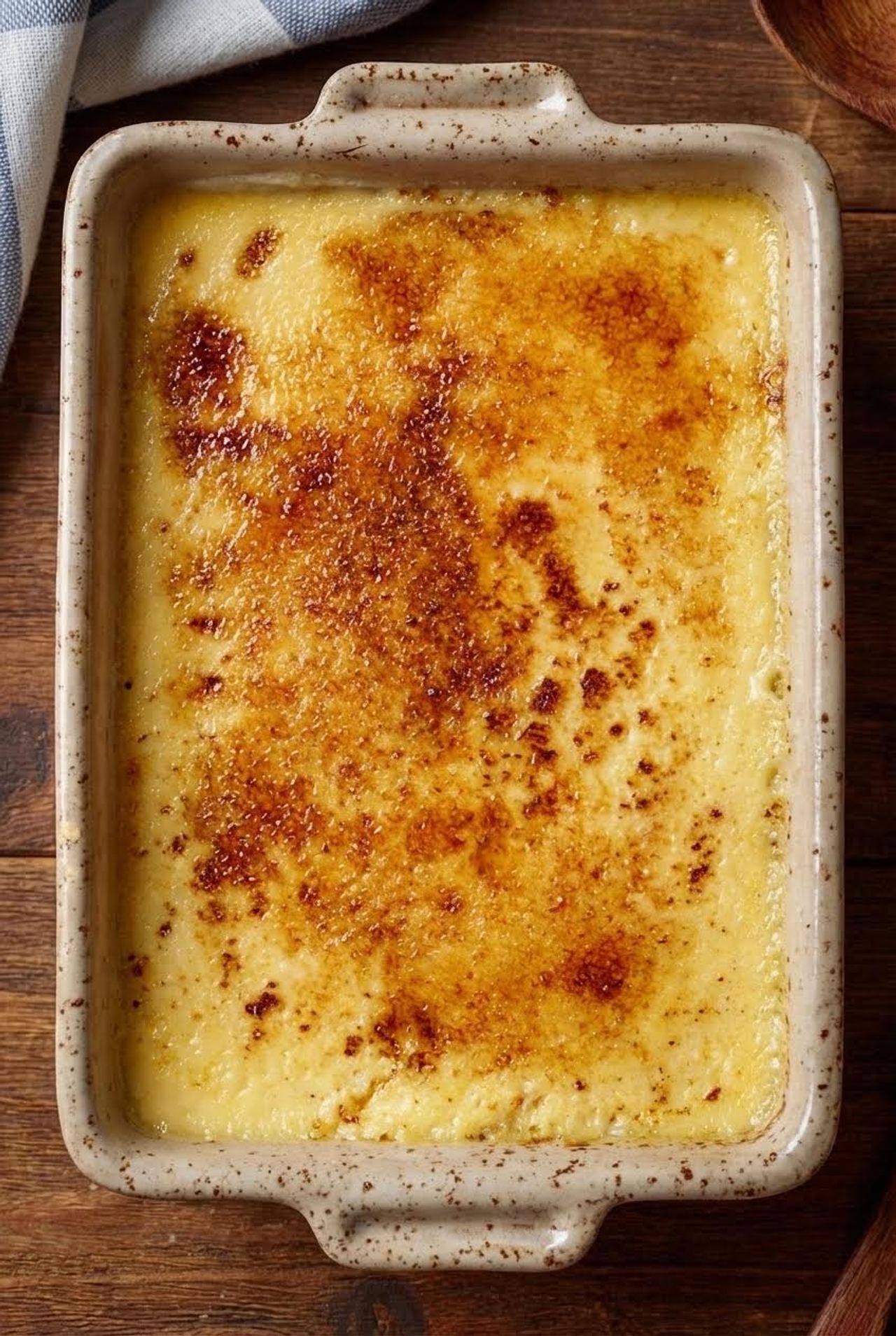 Old-Fashioned Vanilla Baked Custard