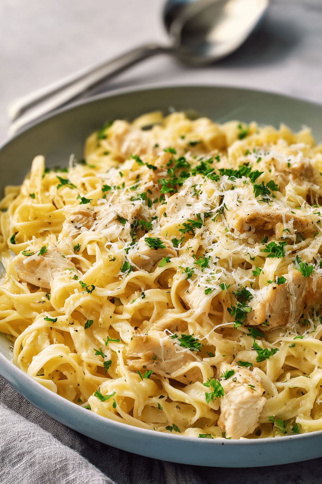 One Pan Chicken with Buttered Noodles