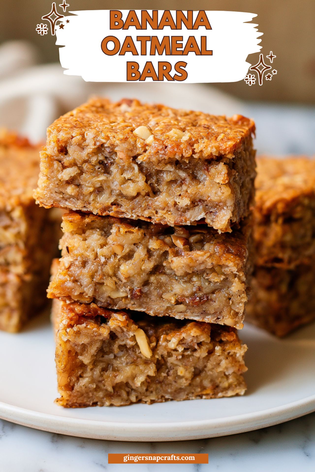 Peanut Butter Banana Oatmeal Bars