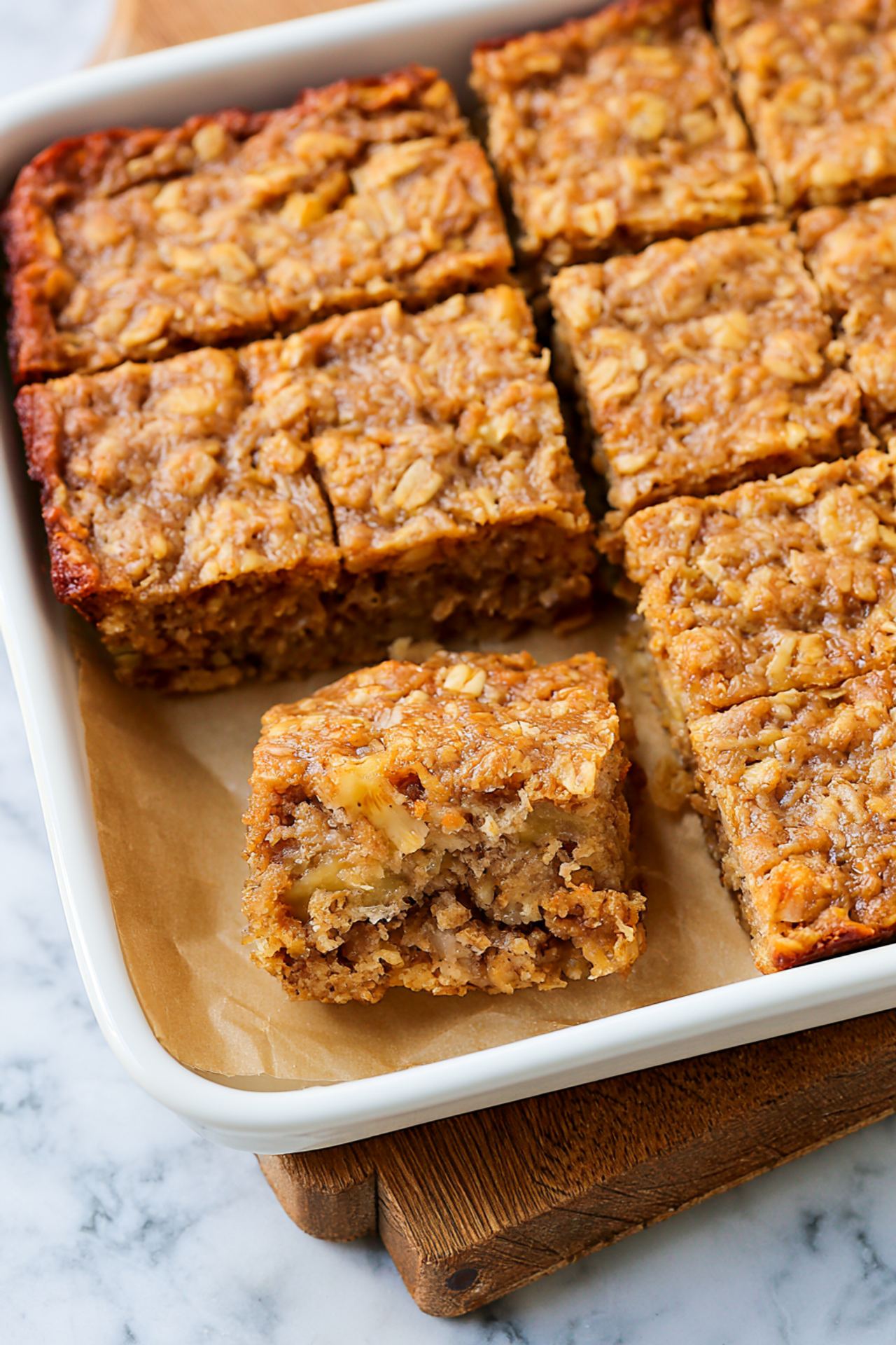 Peanut Butter Banana Oatmeal Bars