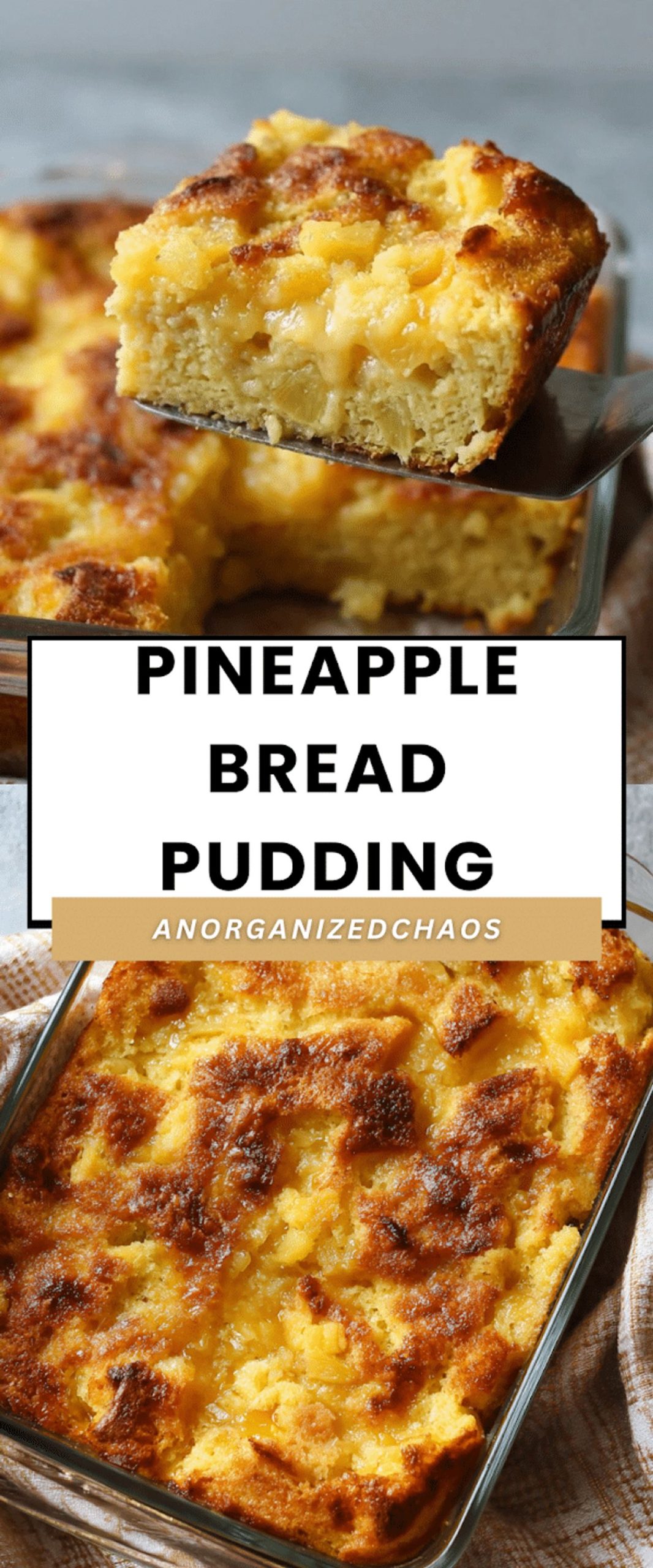 Pineapple Bread Pudding