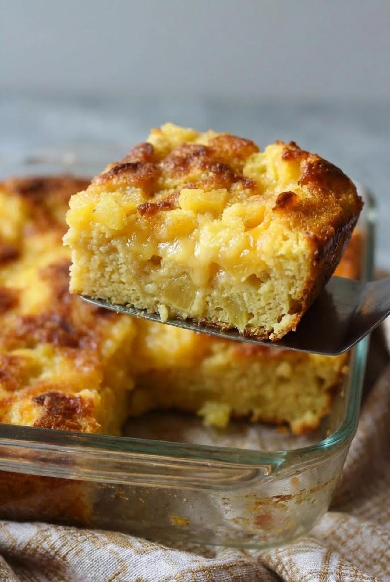 Pineapple Bread Pudding