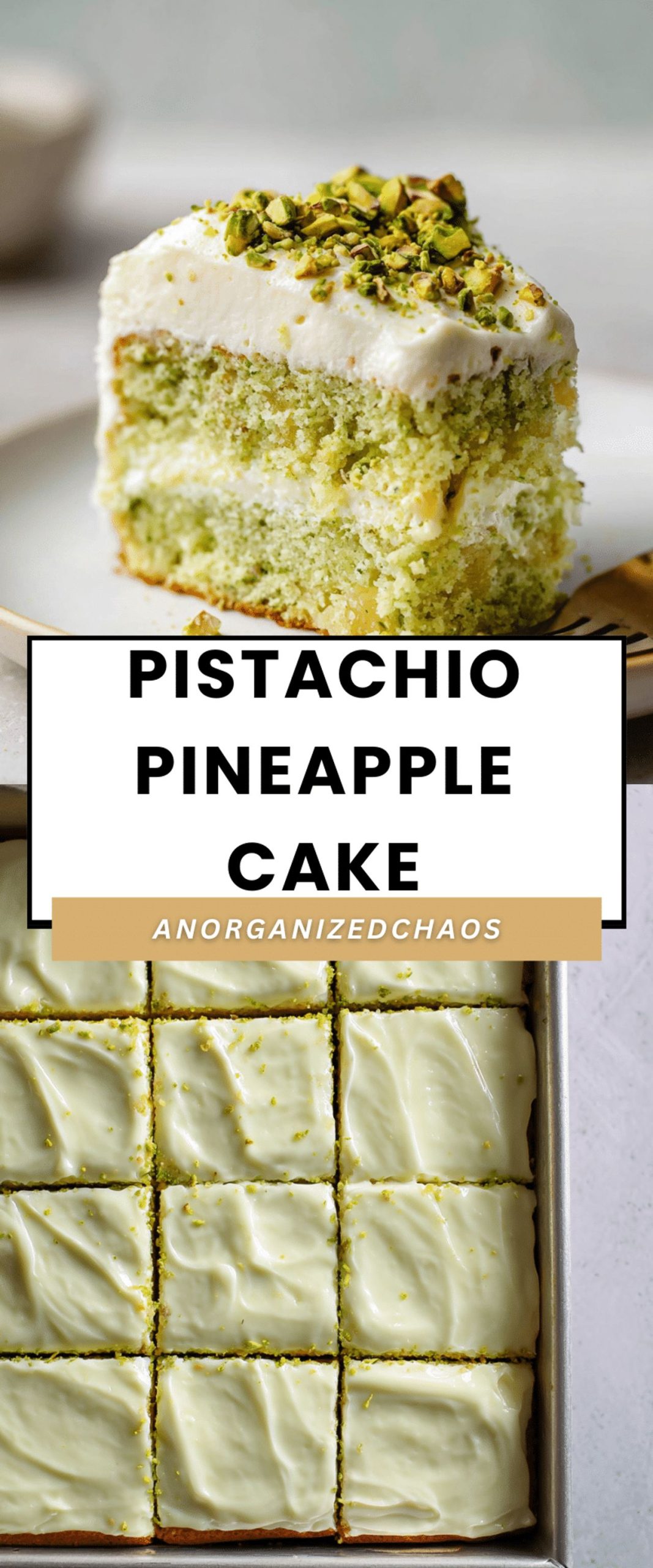 Pistachio Pineapple Cake