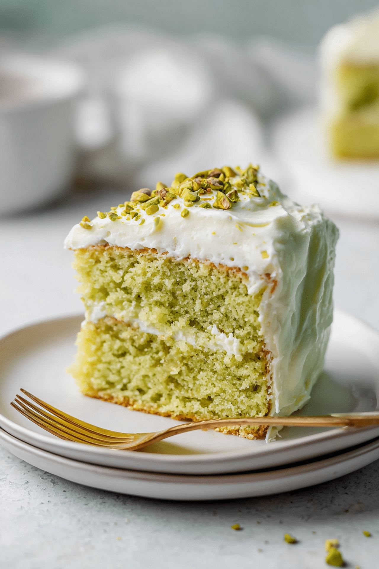 Pistachio Pineapple Cake
