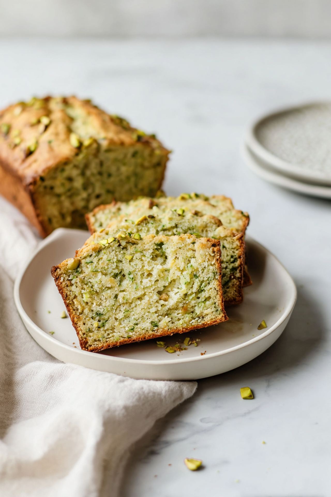 Pistachio Zucchini Bread