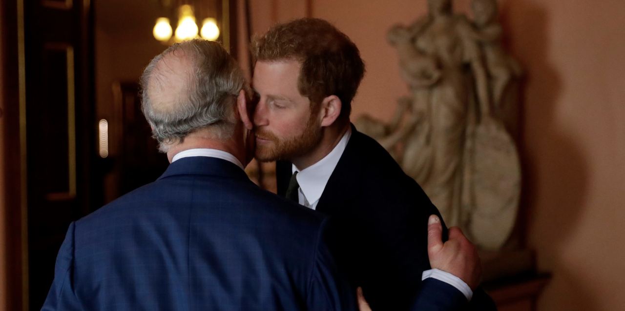 King Charles III and Prince Harry. | Source: Getty Images