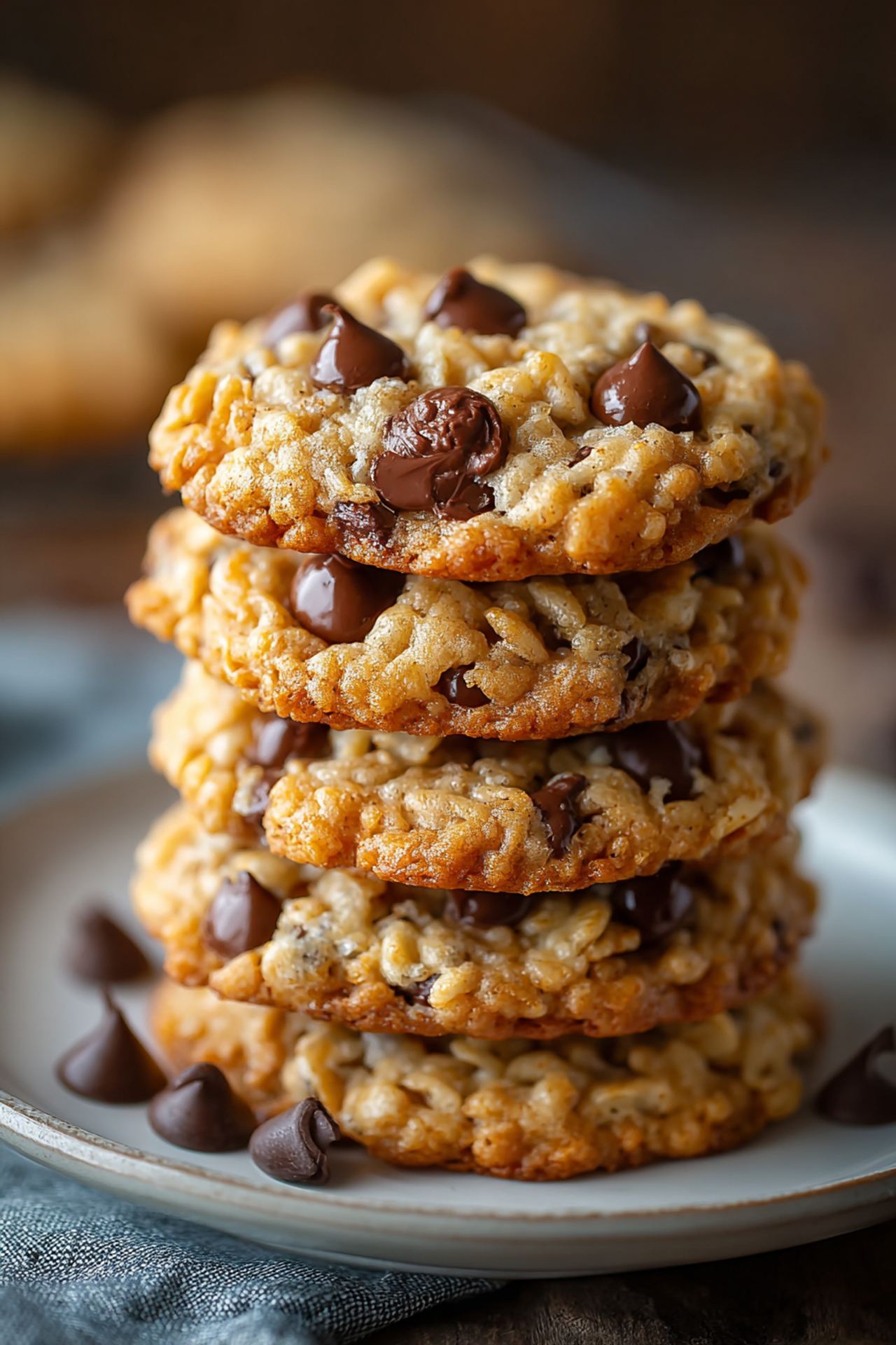 Rice Krispie Chocolate Chip Cookies