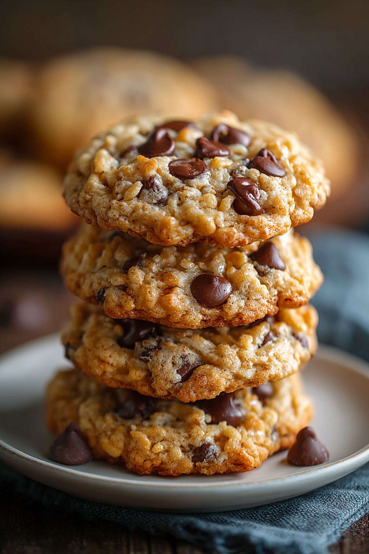 Rice Krispie Chocolate Chip Cookies