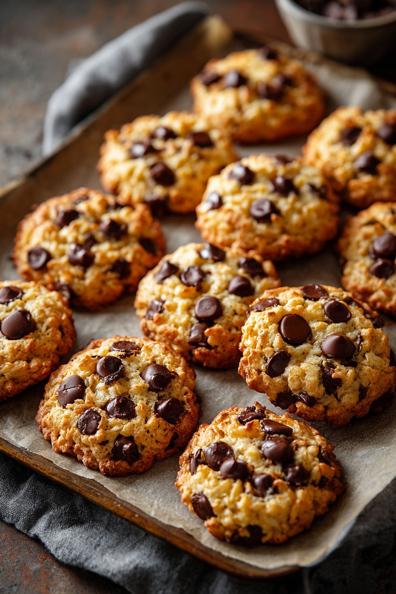 Rice Krispie Chocolate Chip Cookies