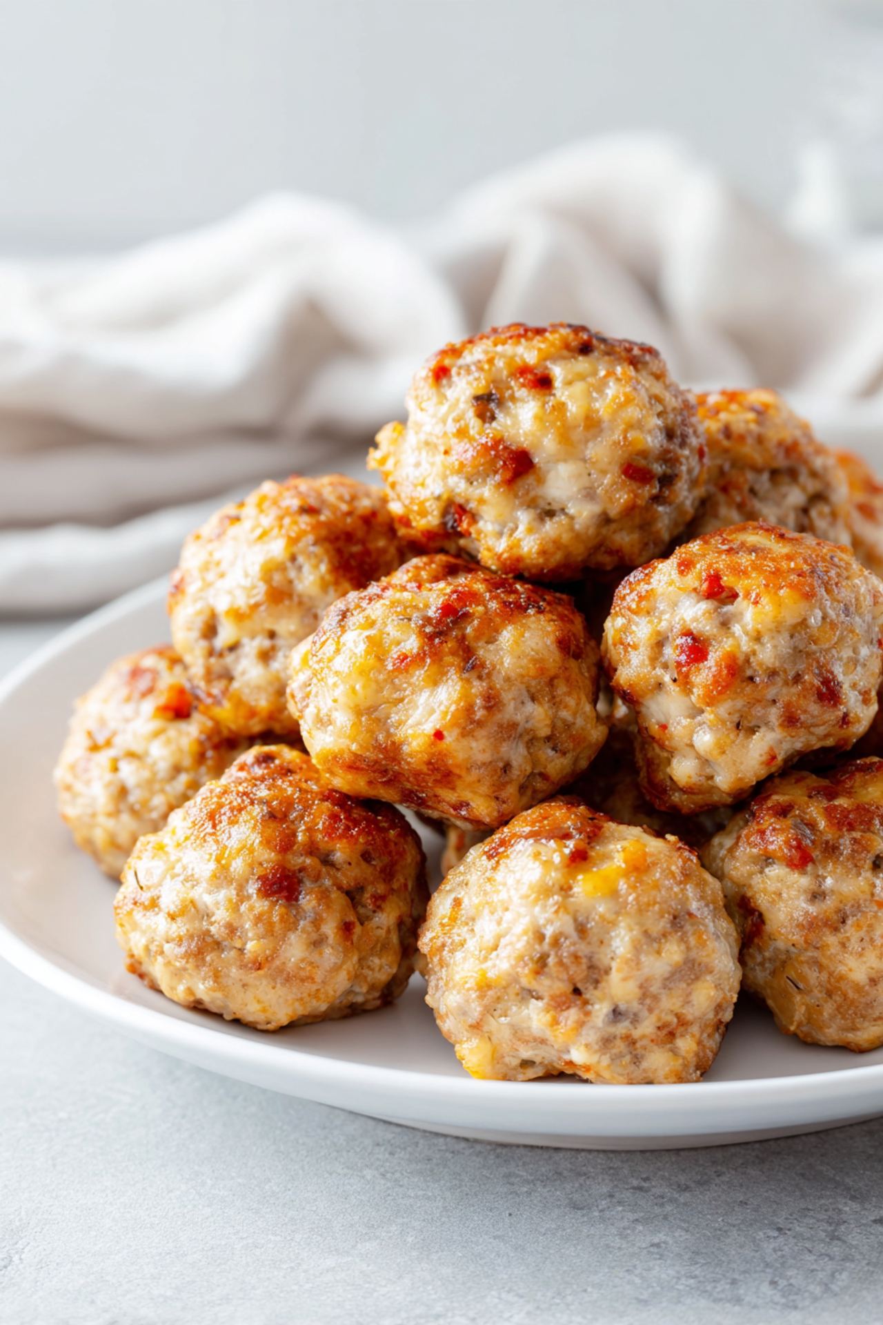 Rotel Cream Cheese Sausage Balls