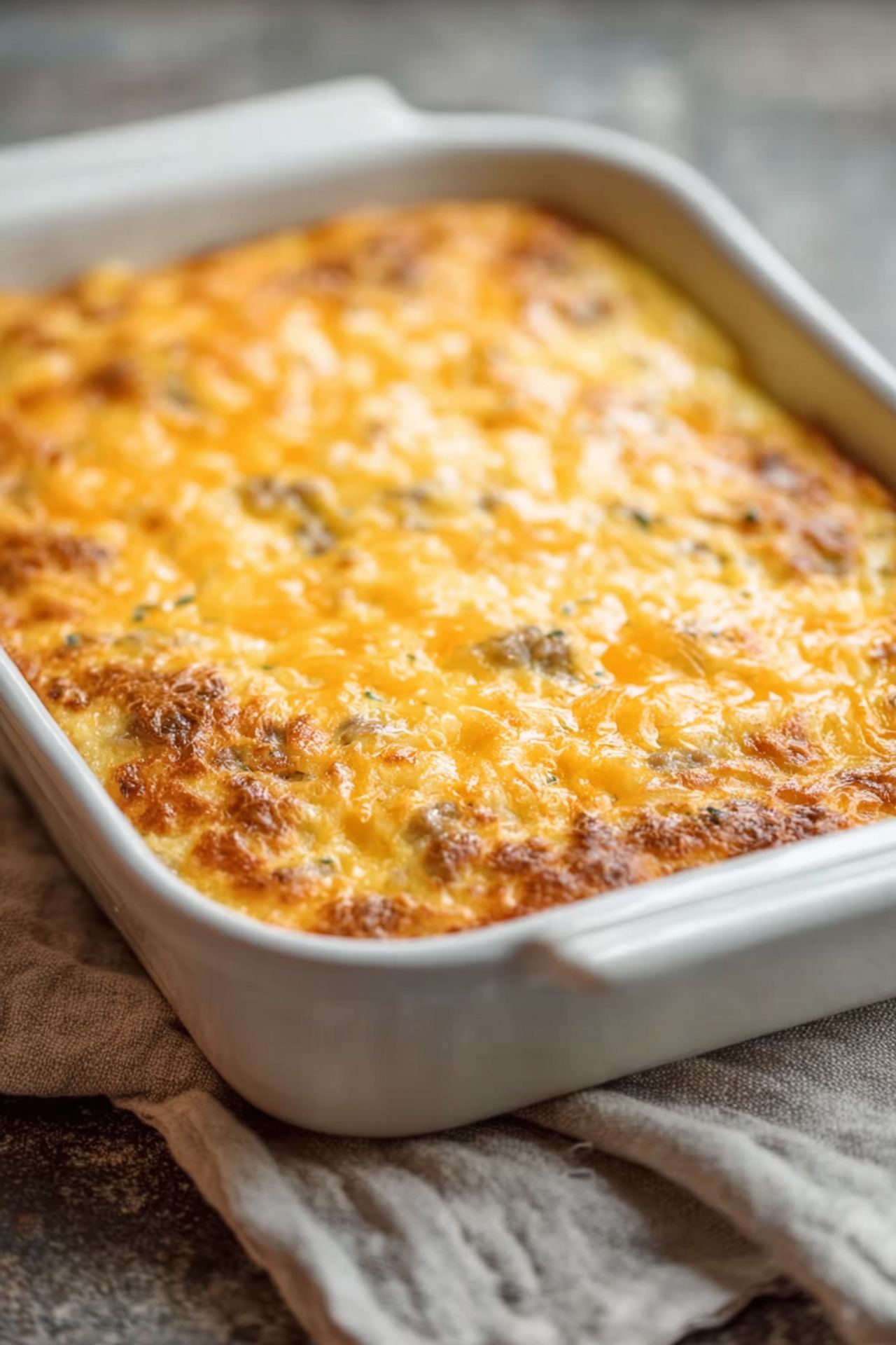 Sausage and Cream Cheese Hash Brown Breakfast