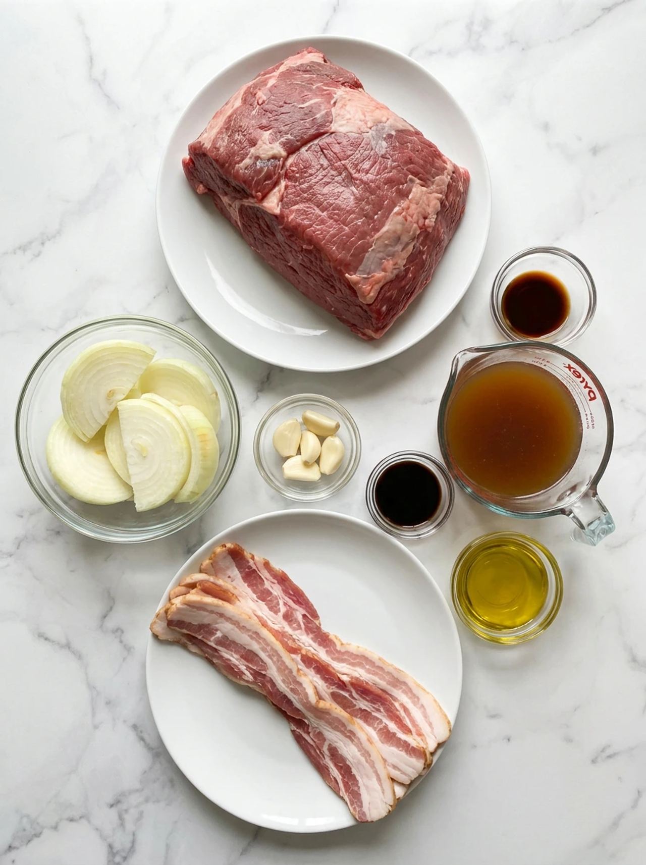 Slow Cooker Bacon-Wrapped Sirloin