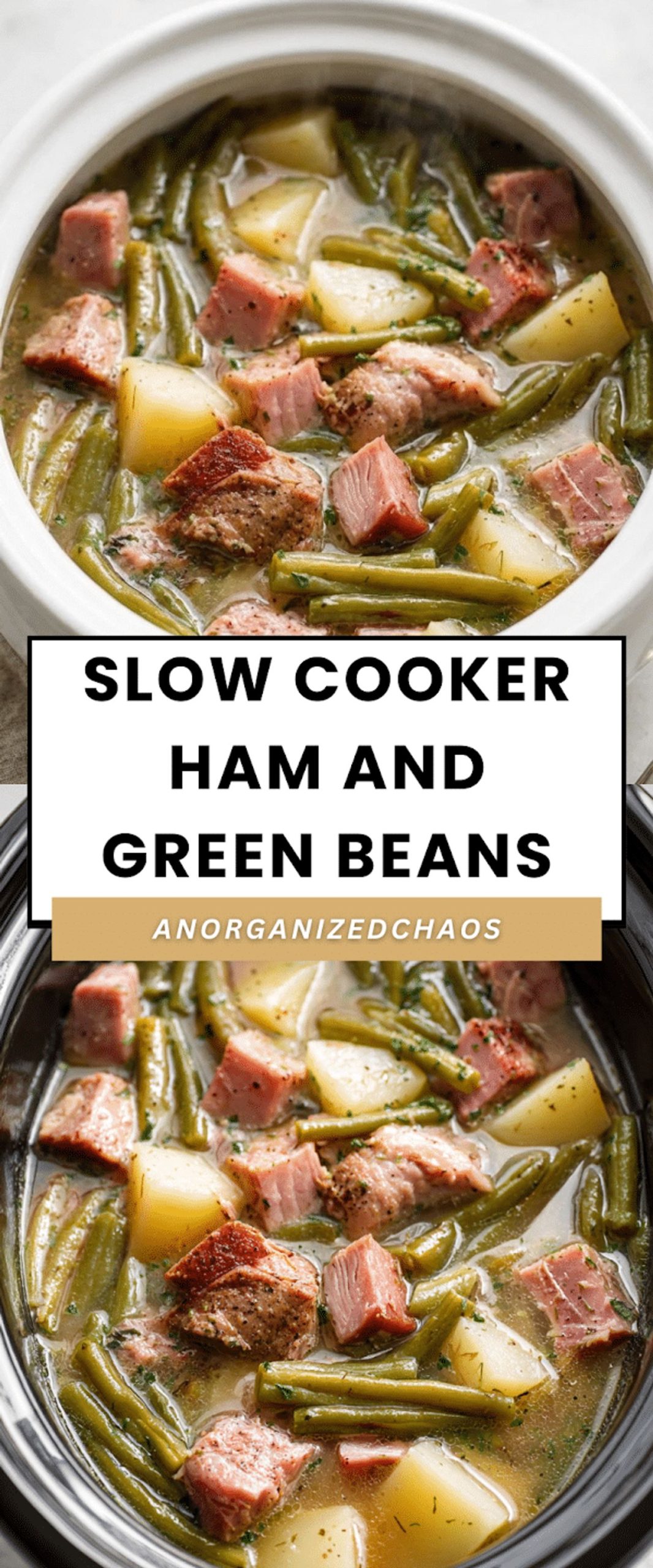 Slow Cooker Ham and Green Beans