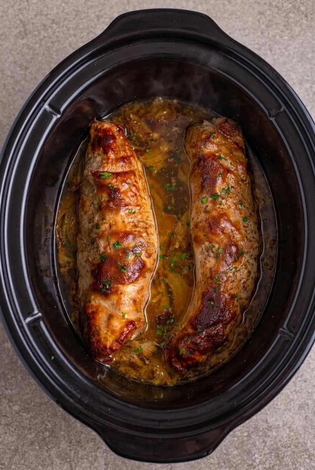 Slow Cooker Pork Tenderloin