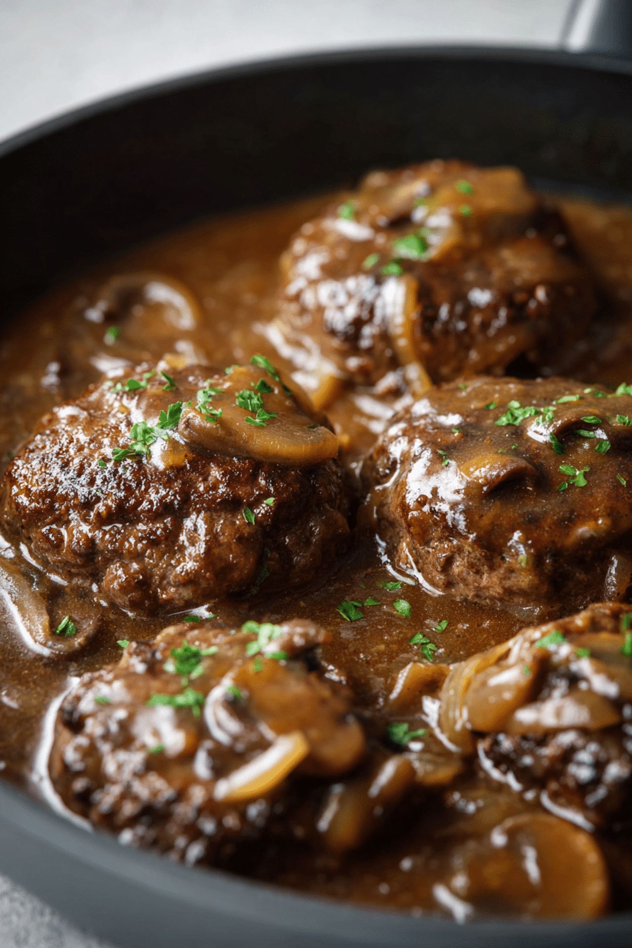 Slow Cooker Salisbury Steak