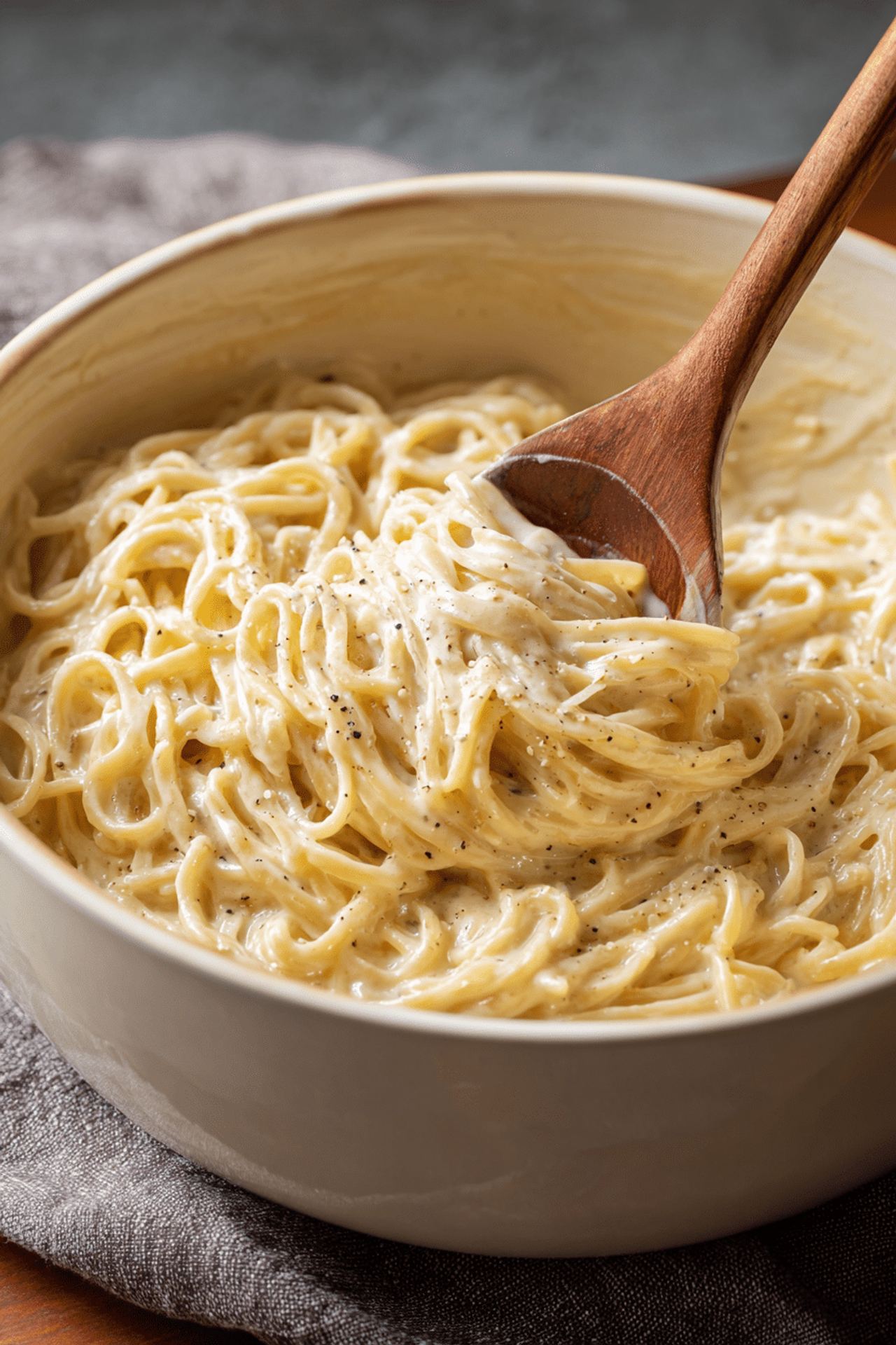 Slow Cooker Sour Cream Noodles
