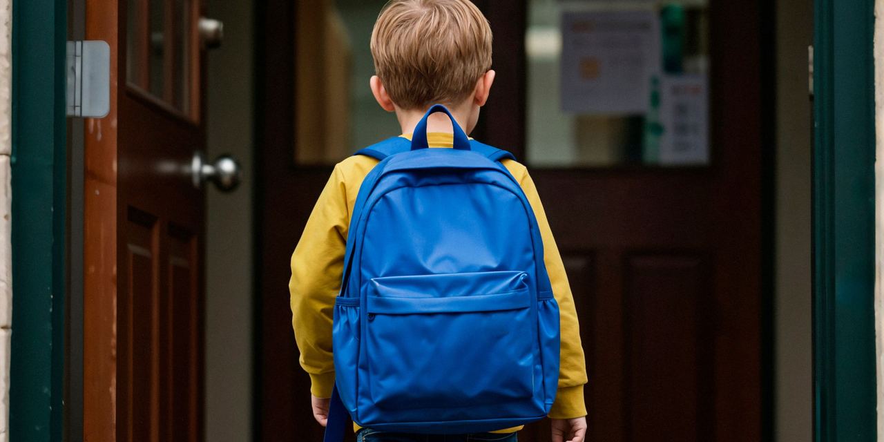A little boy with a blue backpack | Source: Freepik