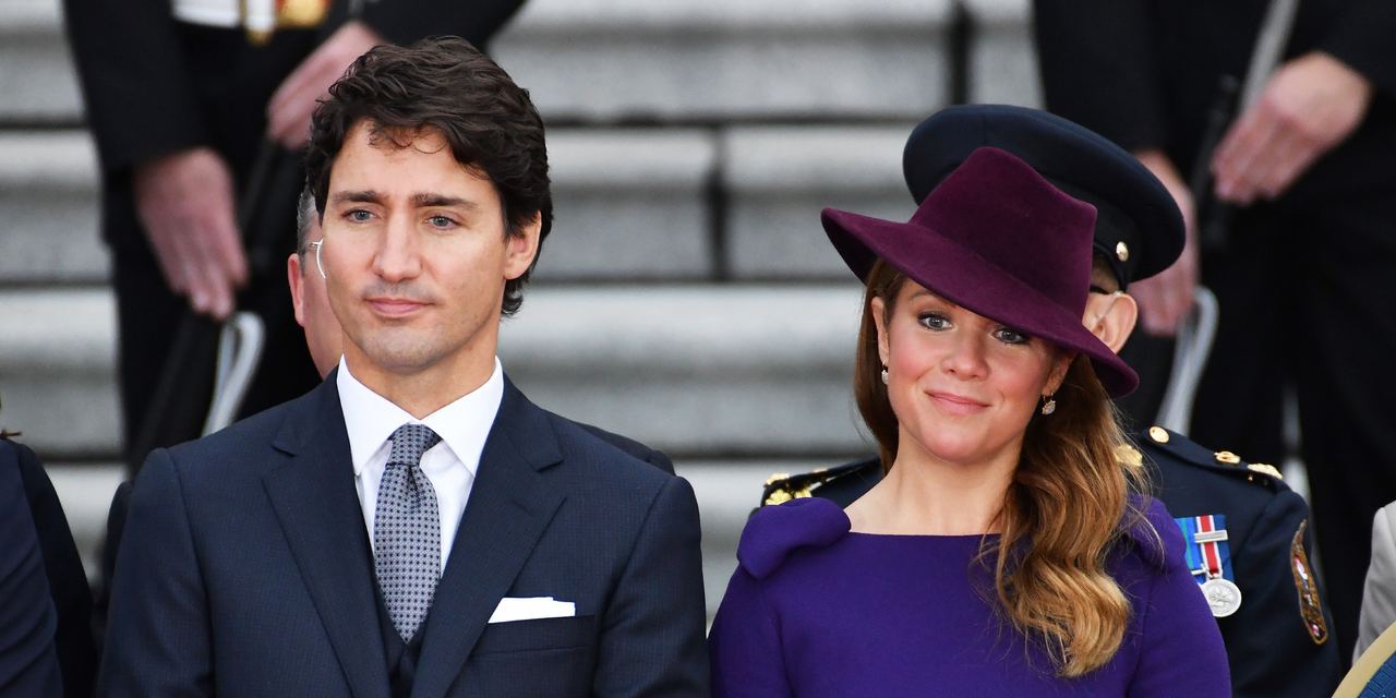 Justin Trudeau and Sophie Grégoire Trudeau. | Source: Getty Images