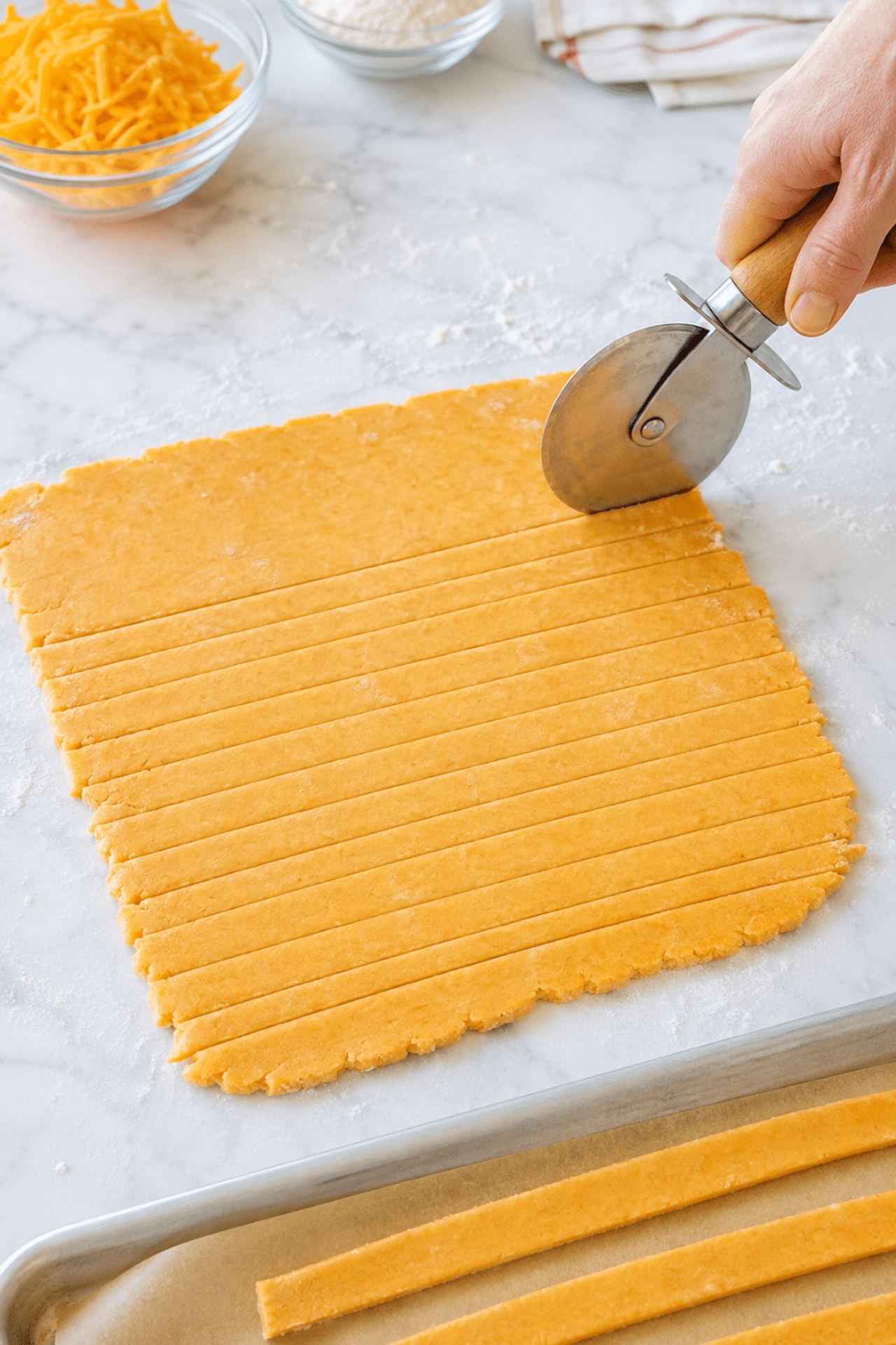 Southern 4-Ingredient Cheese Straws