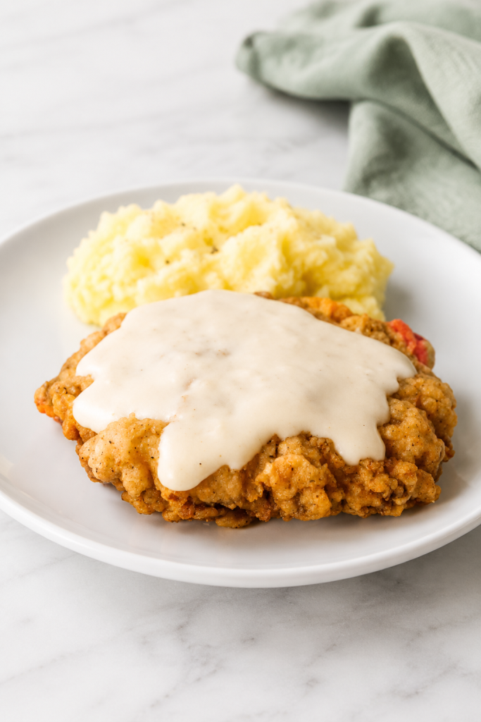 Southern Chicken-Fried Steak with Gravy