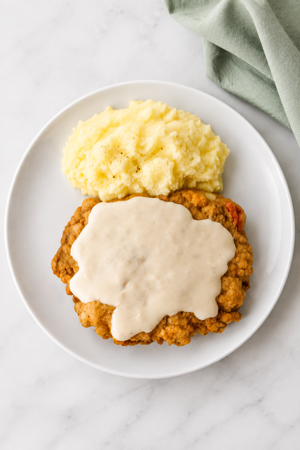 Southern Chicken-Fried Steak with Gravy
