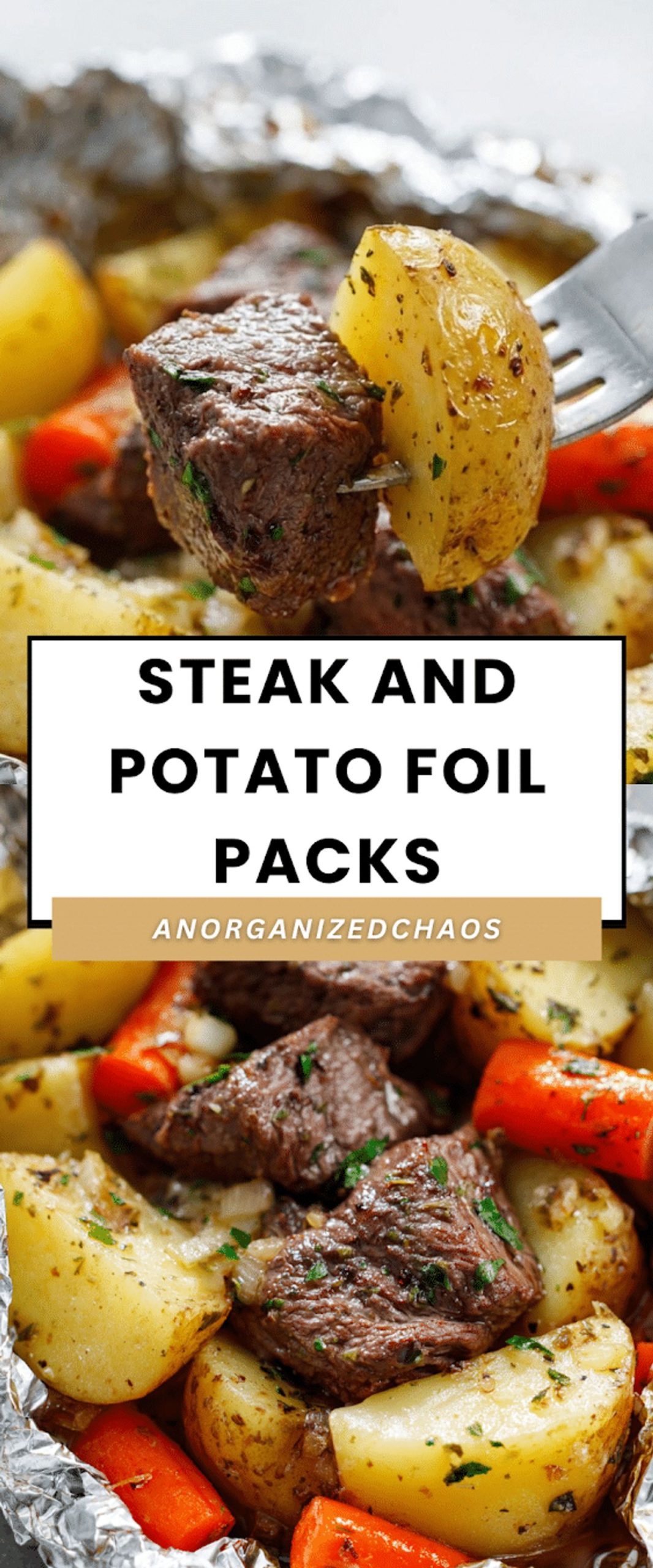 Steak and Potato Foil Packs
