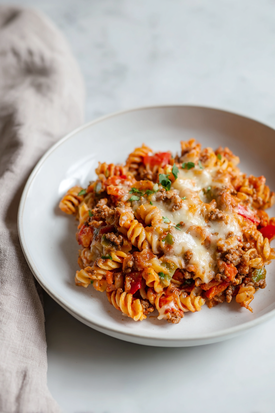 Stuffed Pepper Pasta Casserole