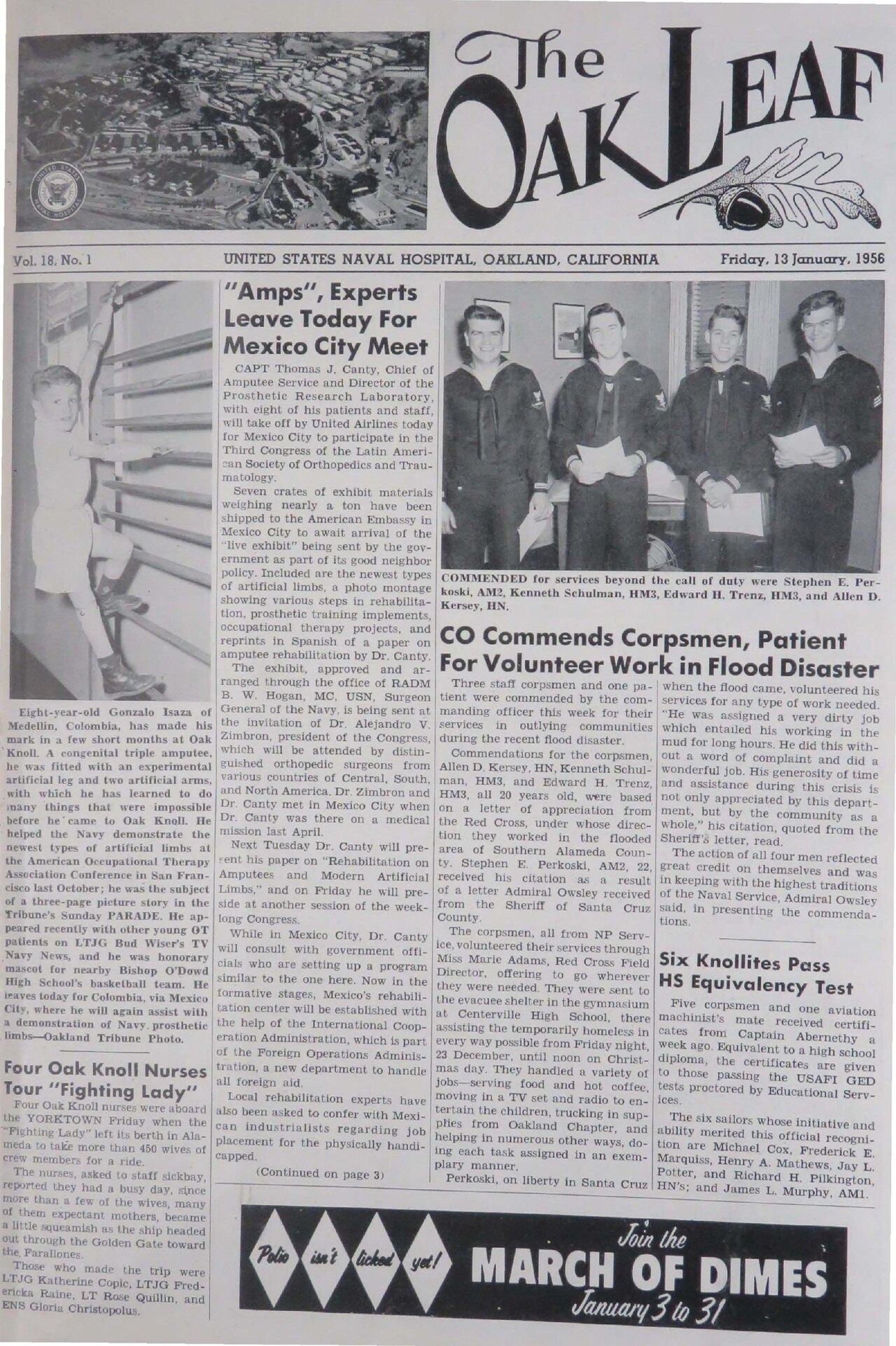 The Oak Leaf Vol. 18 (January 13 - December 14, 1956) (IA TheOakLeaf1956January13December14)