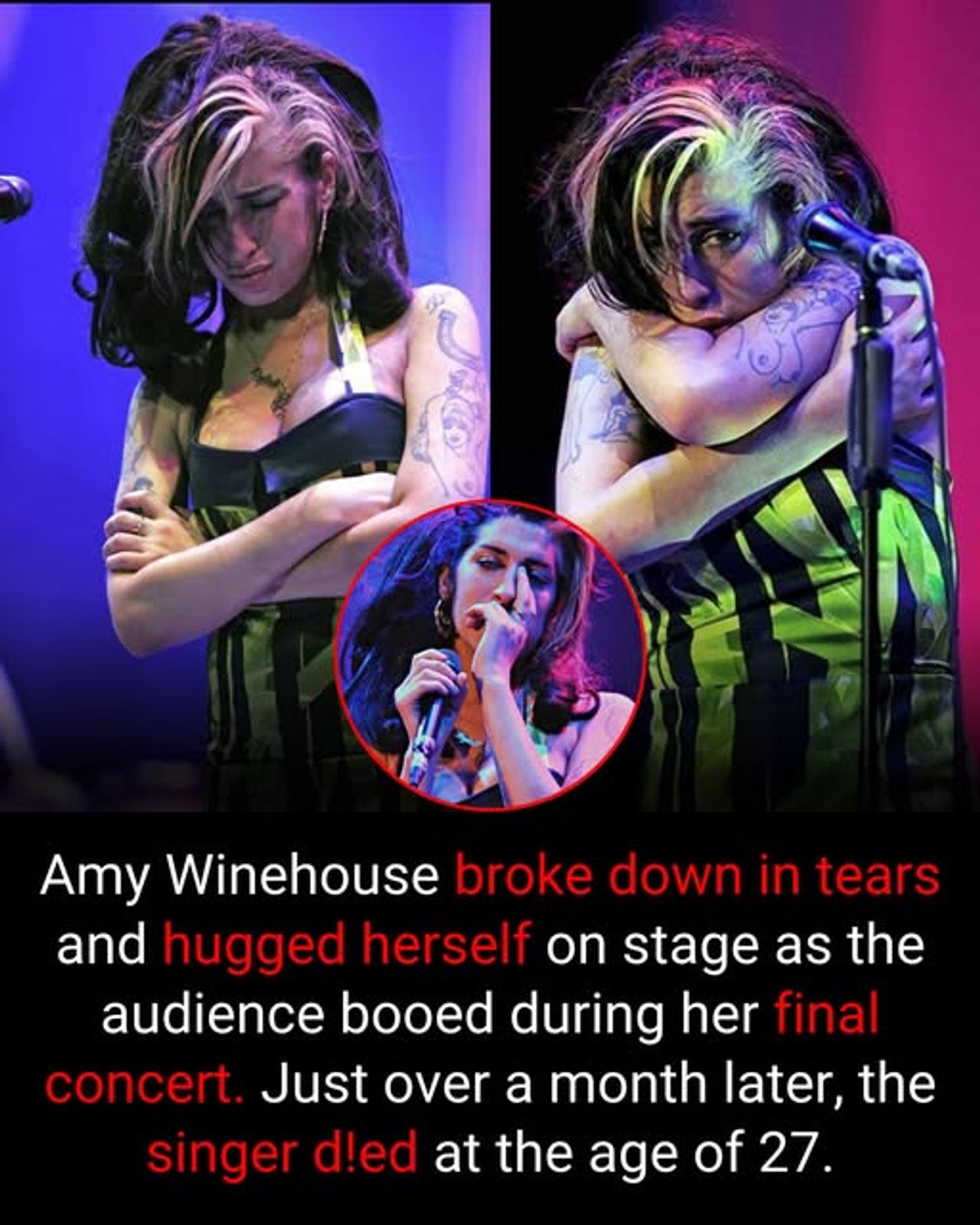 The night Amy Winehouse’s voice faltered in Belgrade