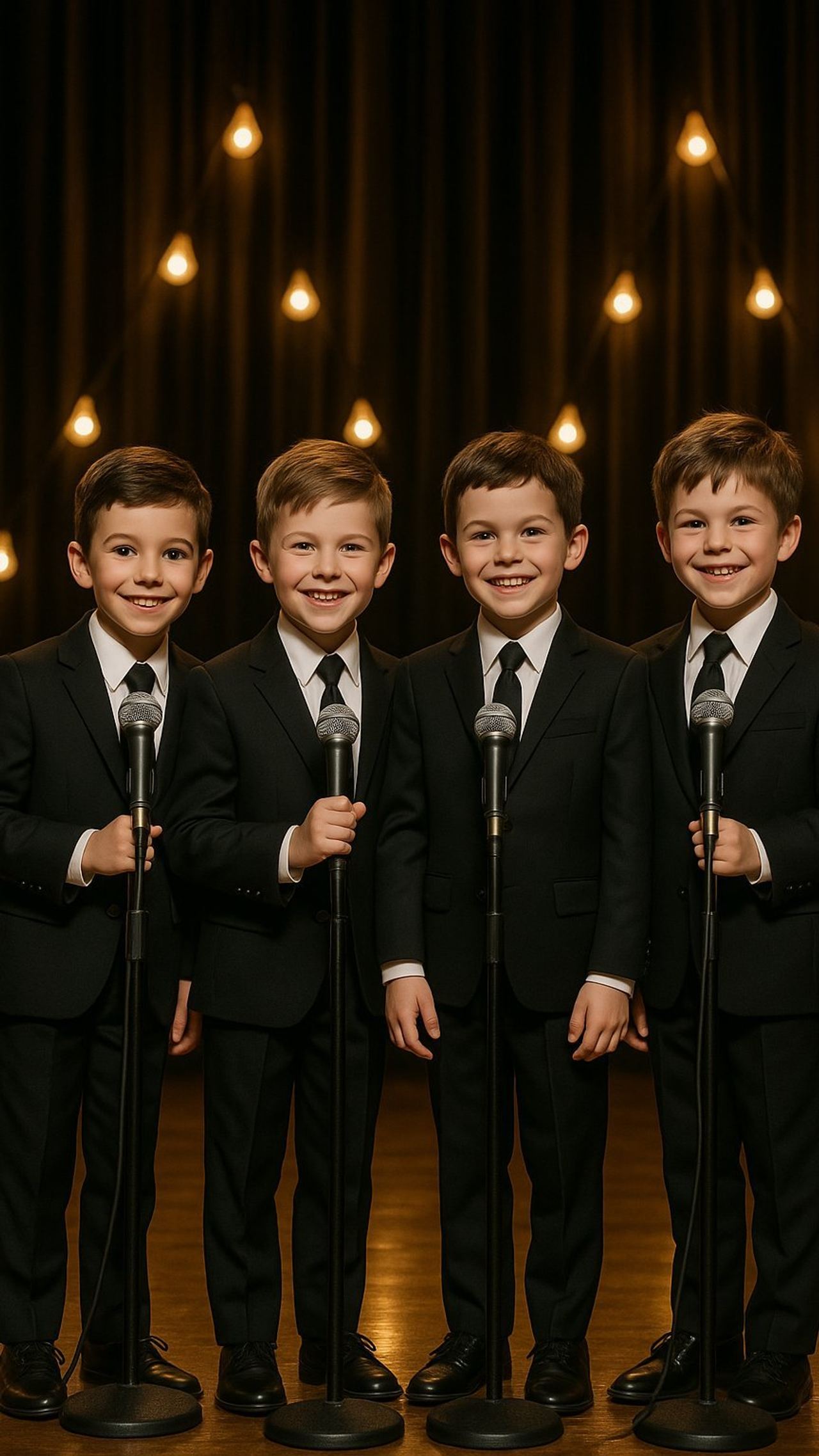 They walked on stage claiming they would be the next Beatles, and the judges nearly laughed, But then the music started,