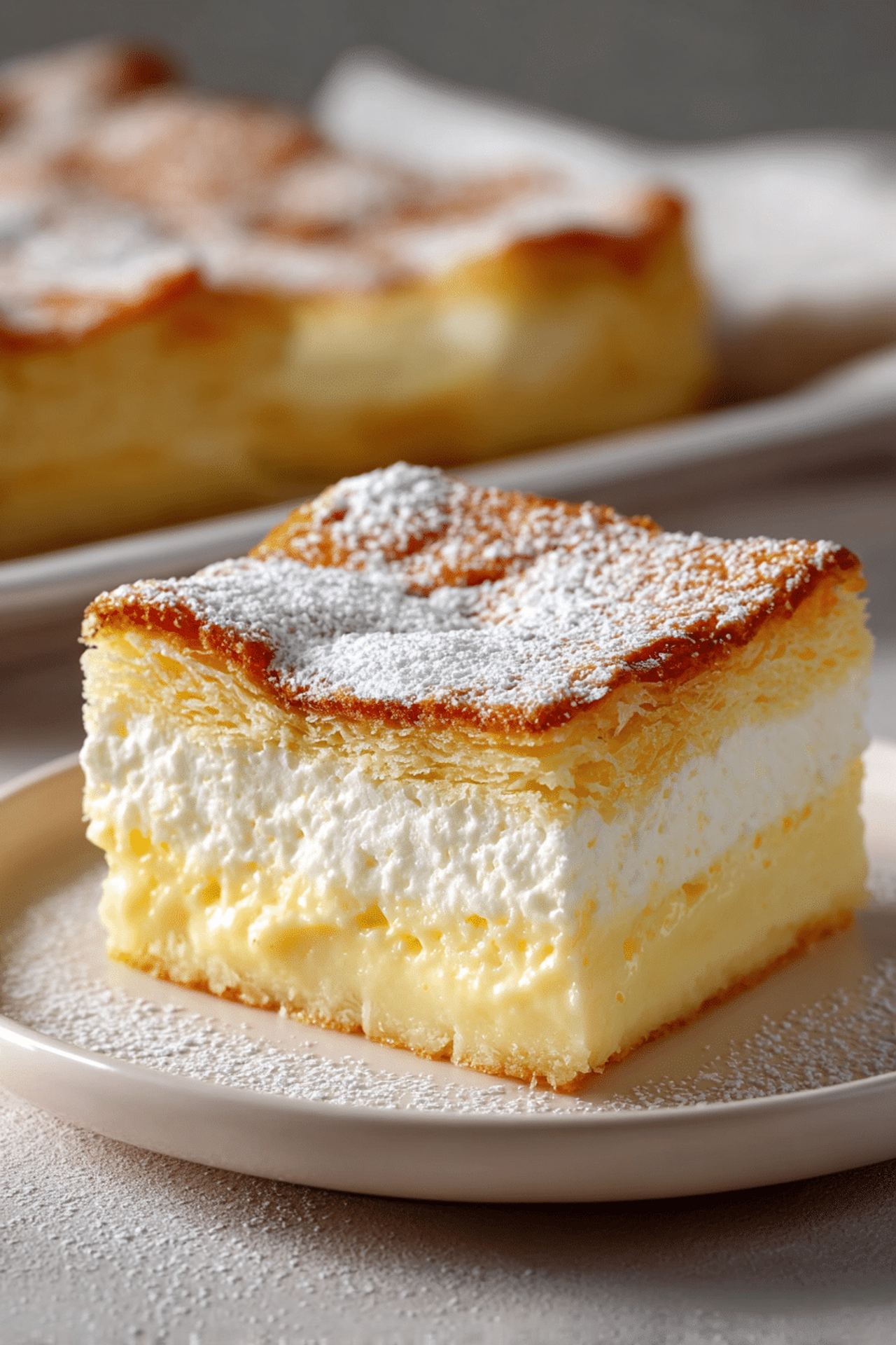Vanilla Custard Cream Squares