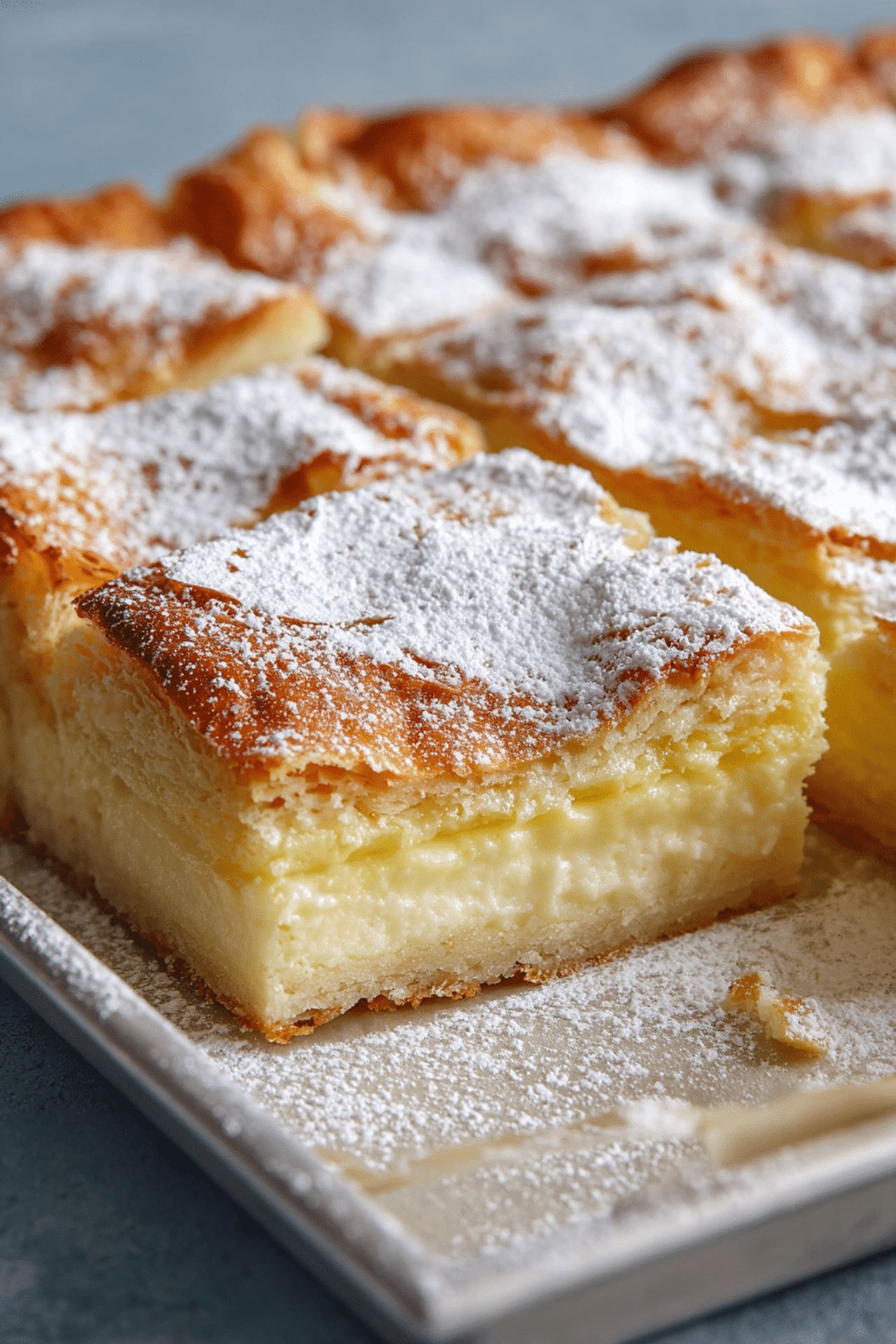 Vanilla Custard Cream Squares