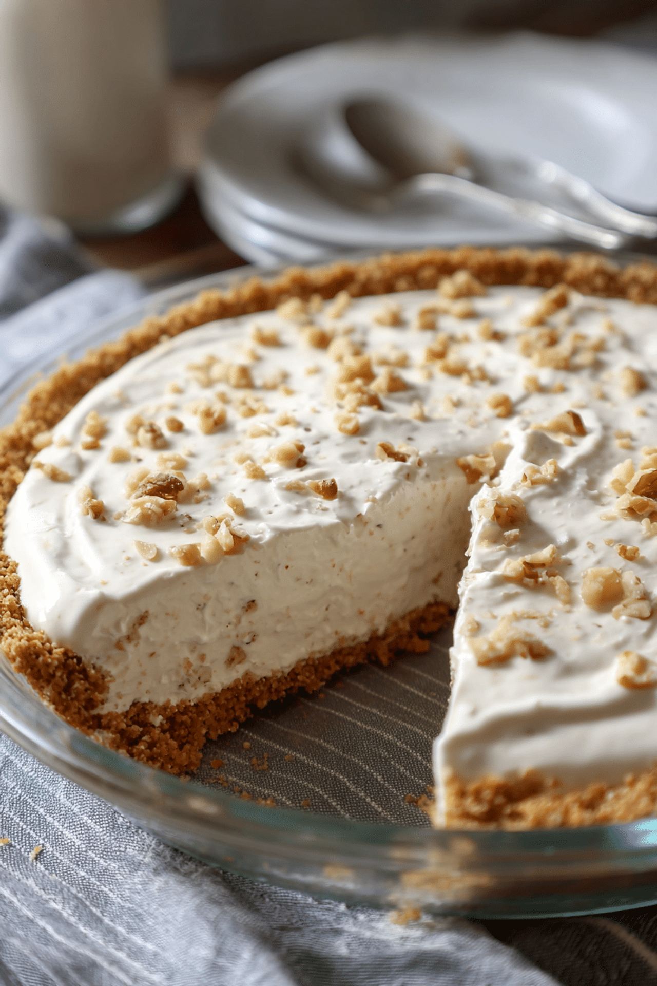 Walnut Cream Pie