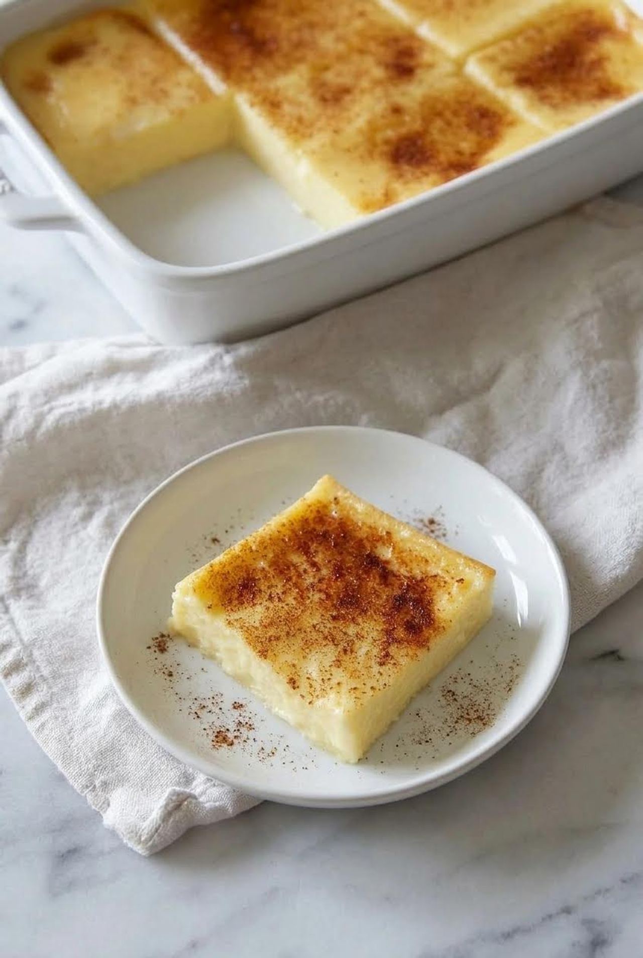 3-Ingredient Baked Egg Custard