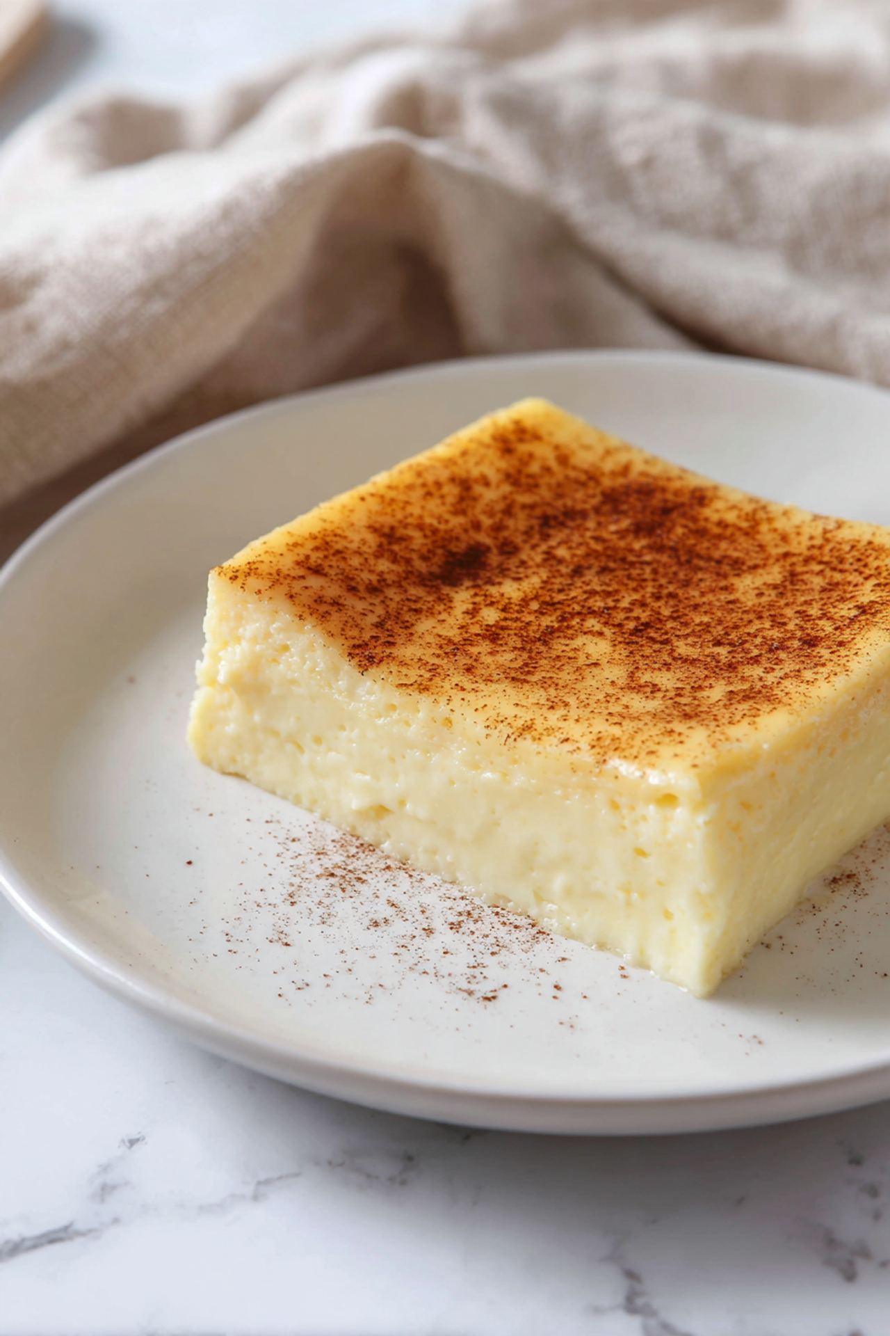 3-Ingredient Baked Egg Custard