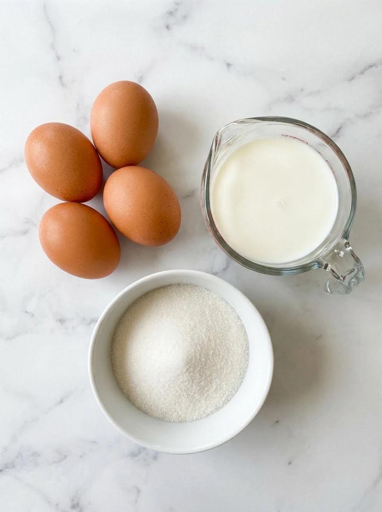 3-Ingredient Baked Egg Custard