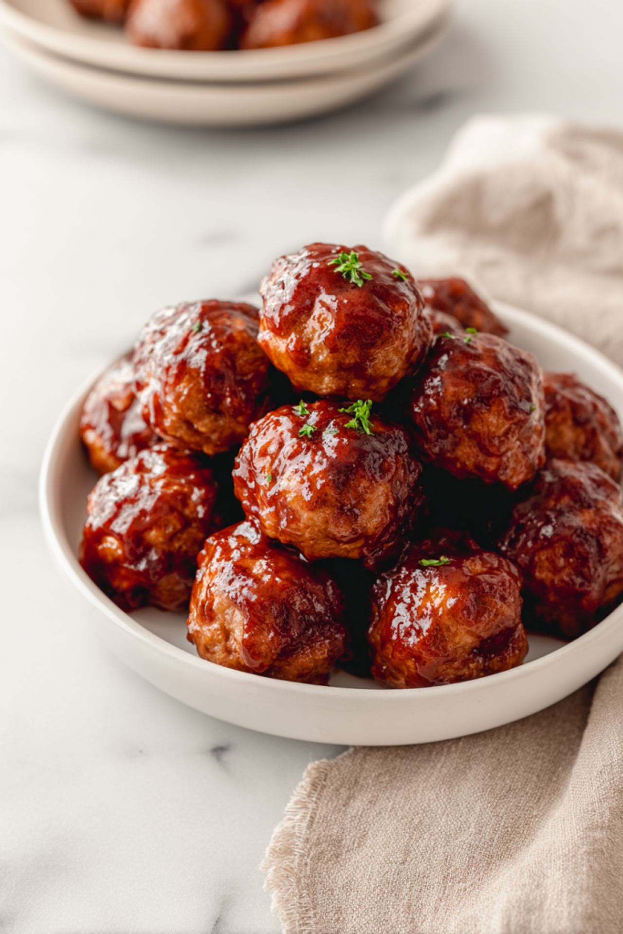 3-Ingredient Cranberry BBQ Meatballs