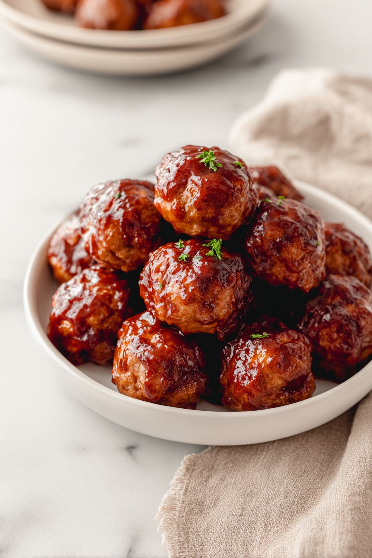 3-Ingredient Cranberry BBQ Meatballs